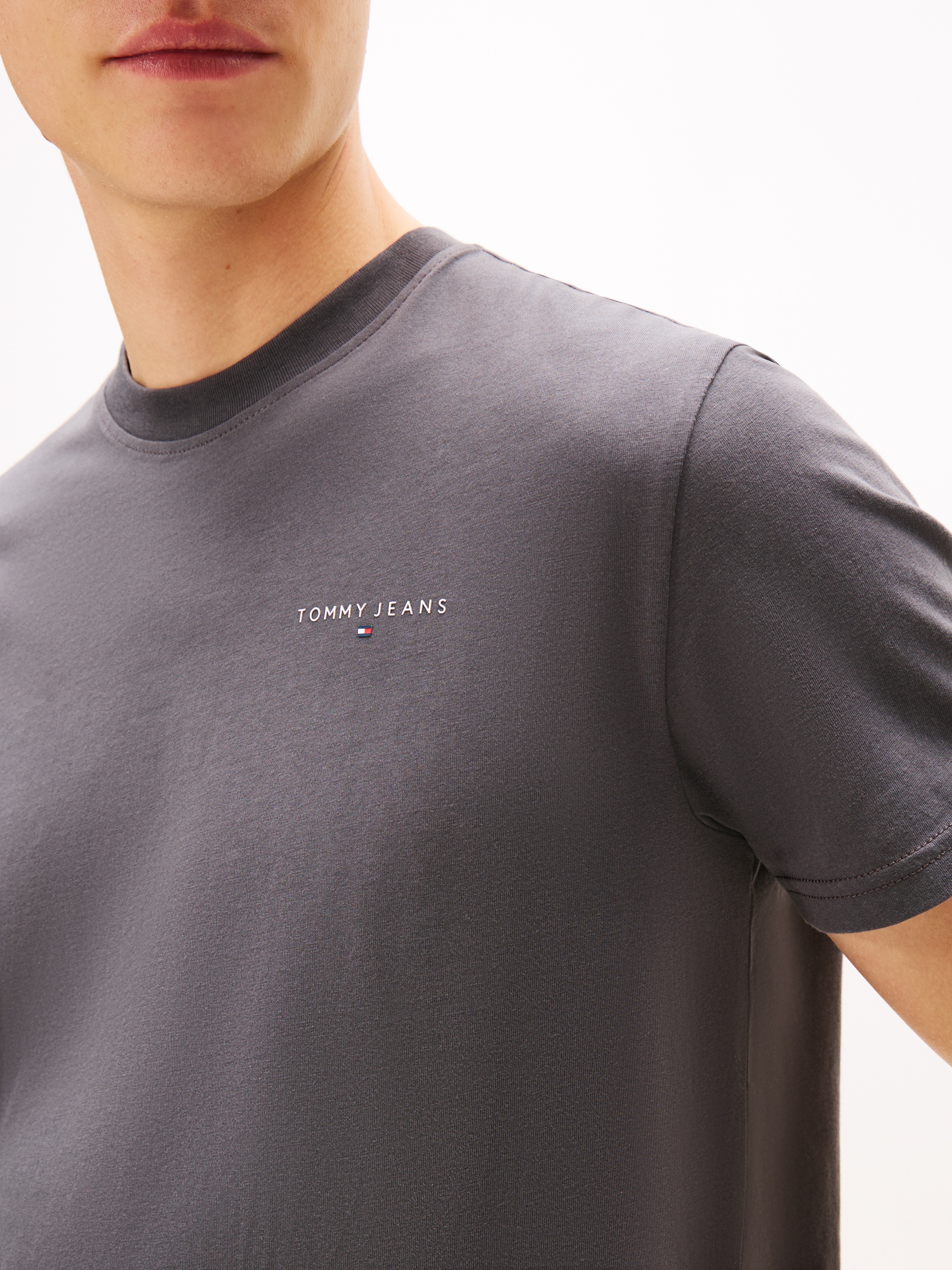 Thumbnail - Tommy Jeans T-Shirt "TJM SLIM FIT LINEAR 2PACK" Packung, 2 Stk. Rundhals, Jersey