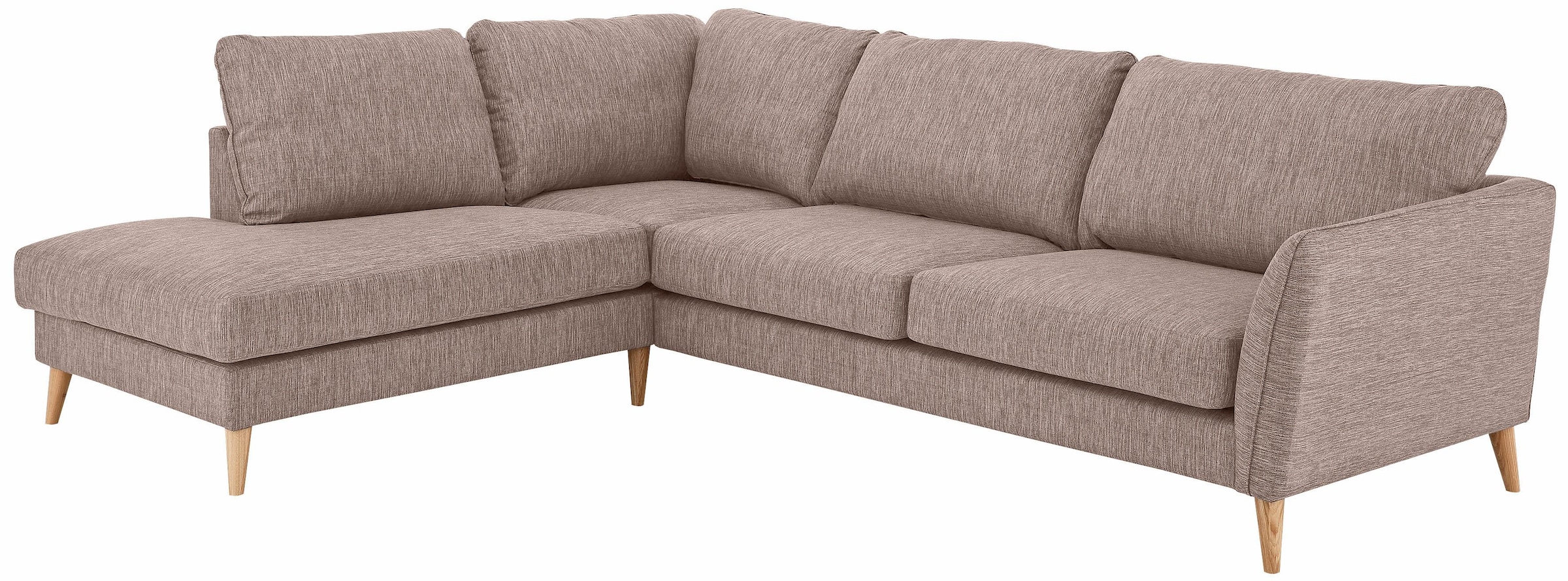 Home affaire Ecksofa "MARSEILLE 278/202 cm, L-Form, Ottom. rechts/links", m günstig online kaufen