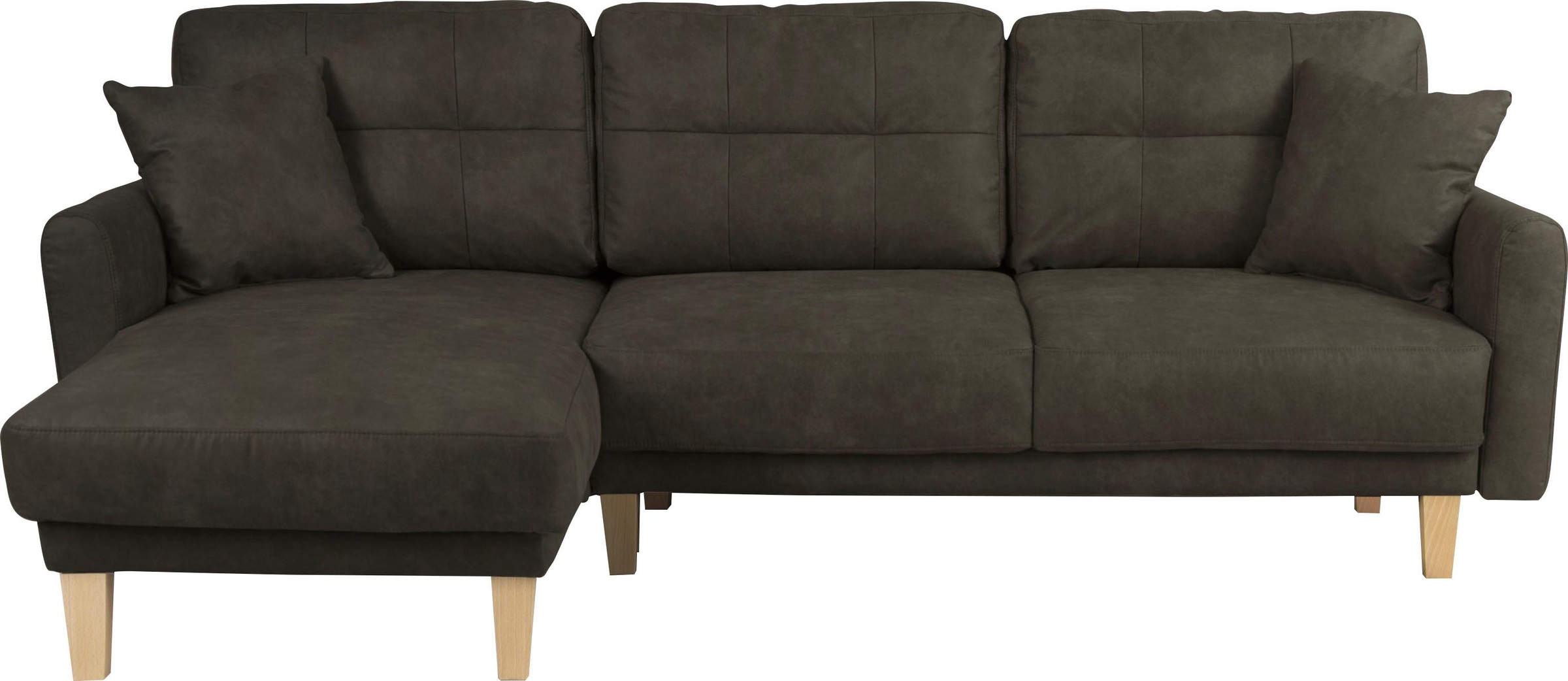 Home affaire Ecksofa "TRIPLO optionale Schlafsofa mit Bettkasten, Maße B/T/ günstig online kaufen