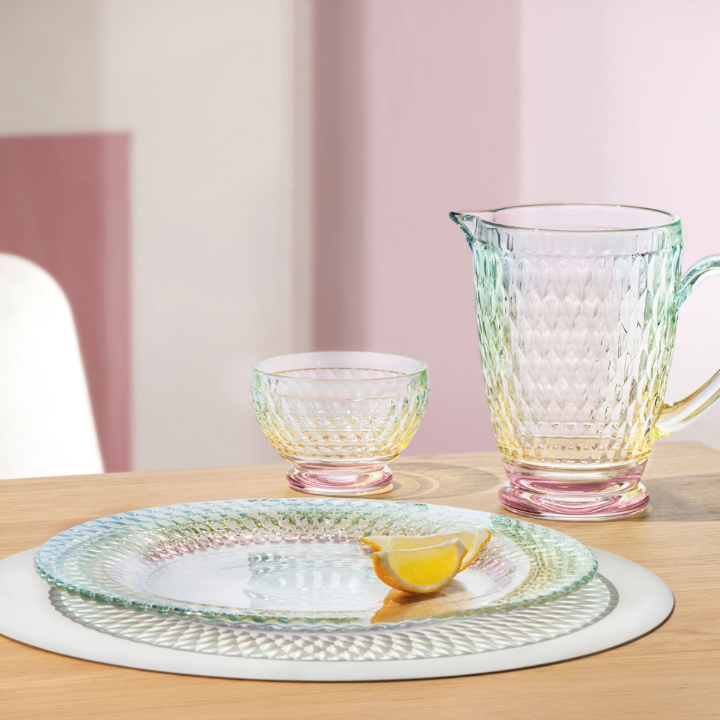 Villeroy & Boch Wasserkrug »Glaskrug Boston Pearl 1 l bunt« Spülmaschinenfest