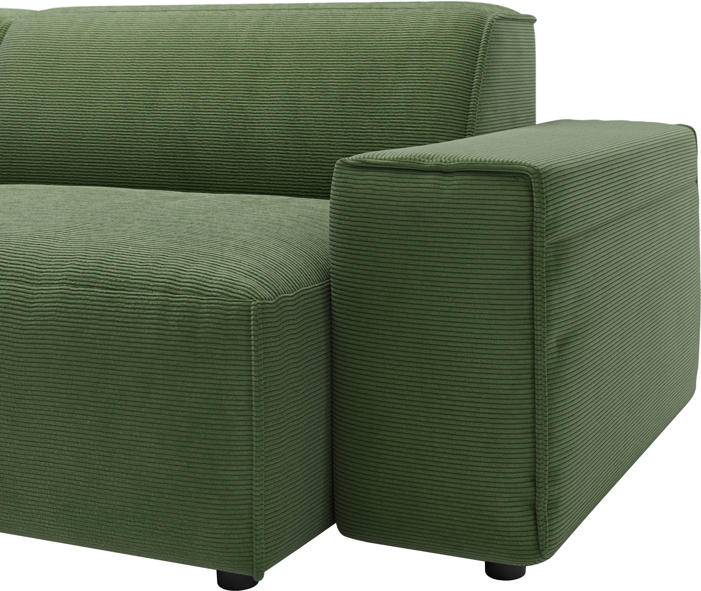 andas Ecksofa »Glimminge auch in Breitcord, Feincord, Bouclé + Easy care-Bezug«, L-Form, Breite 294, Zierkissen