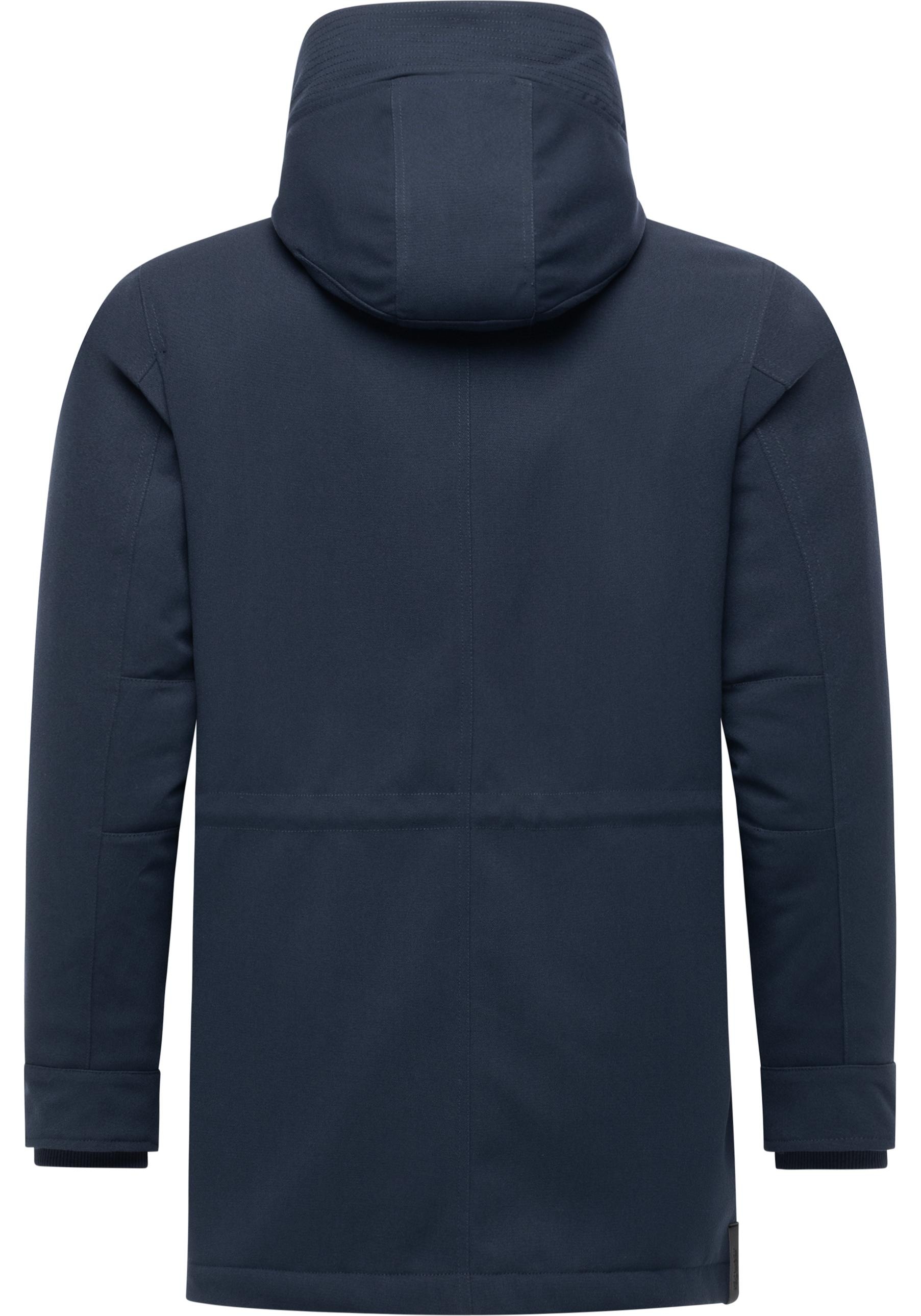 Ragwear Kurzmantel »Mr Cany YOUMODO« Wasserdichter Herren Wintermantel mit Kapuze