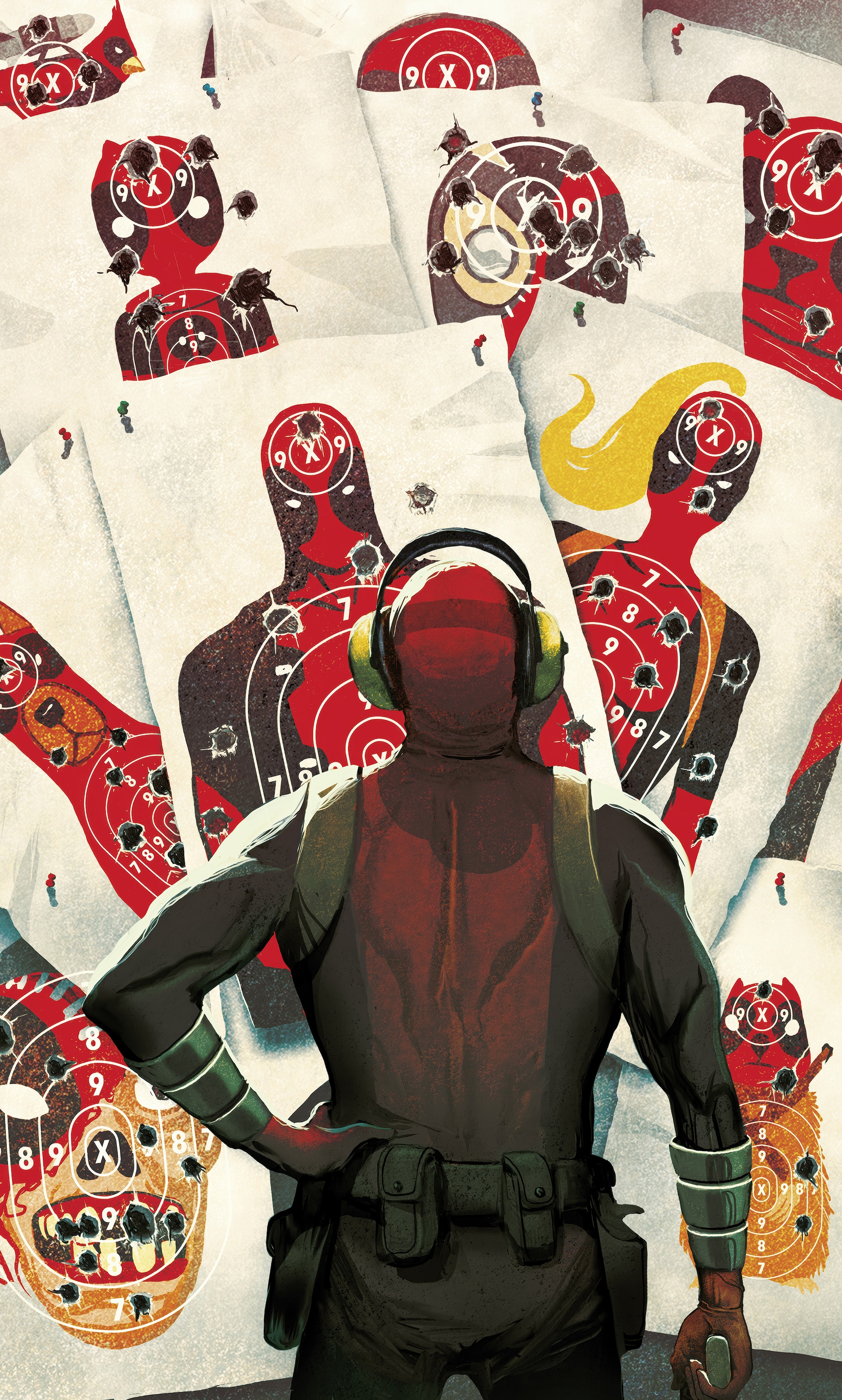 Komar Kindertapete »Marvel Deadpool Target Shooting«, bedruckt