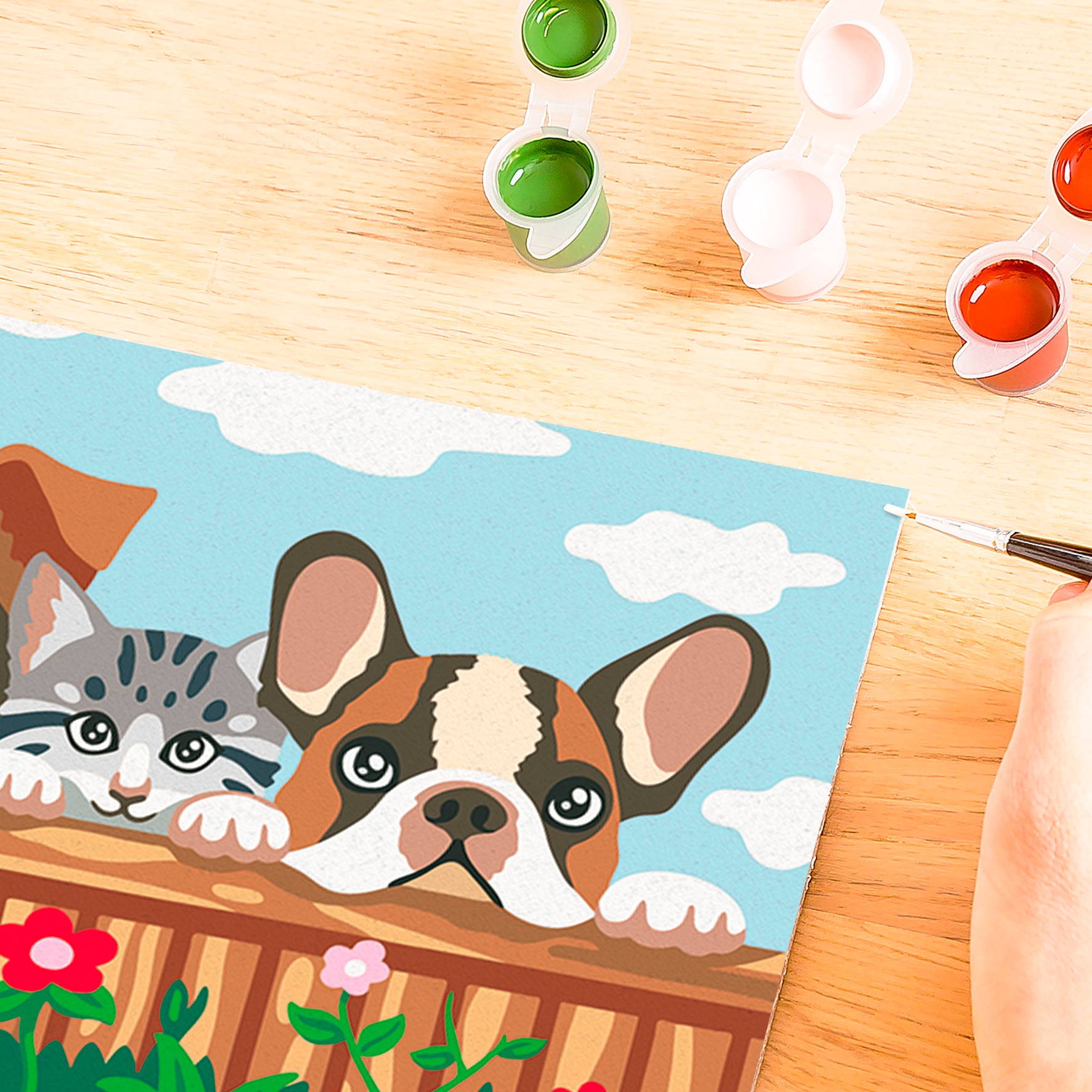 Ravensburger Malen nach Zahlen »CreArt, Hunde und Katze«, Made in Europe
