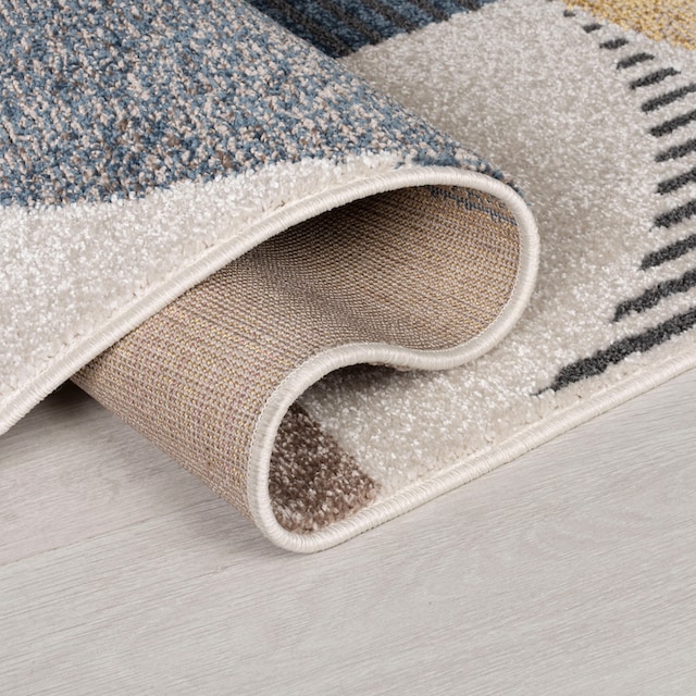 FLAIR RUGS Teppich »Retro Geo«, rechteckig, fußbodenheizungsgeeignet,  geometrisches Muster, Streifen bestellen | BAUR