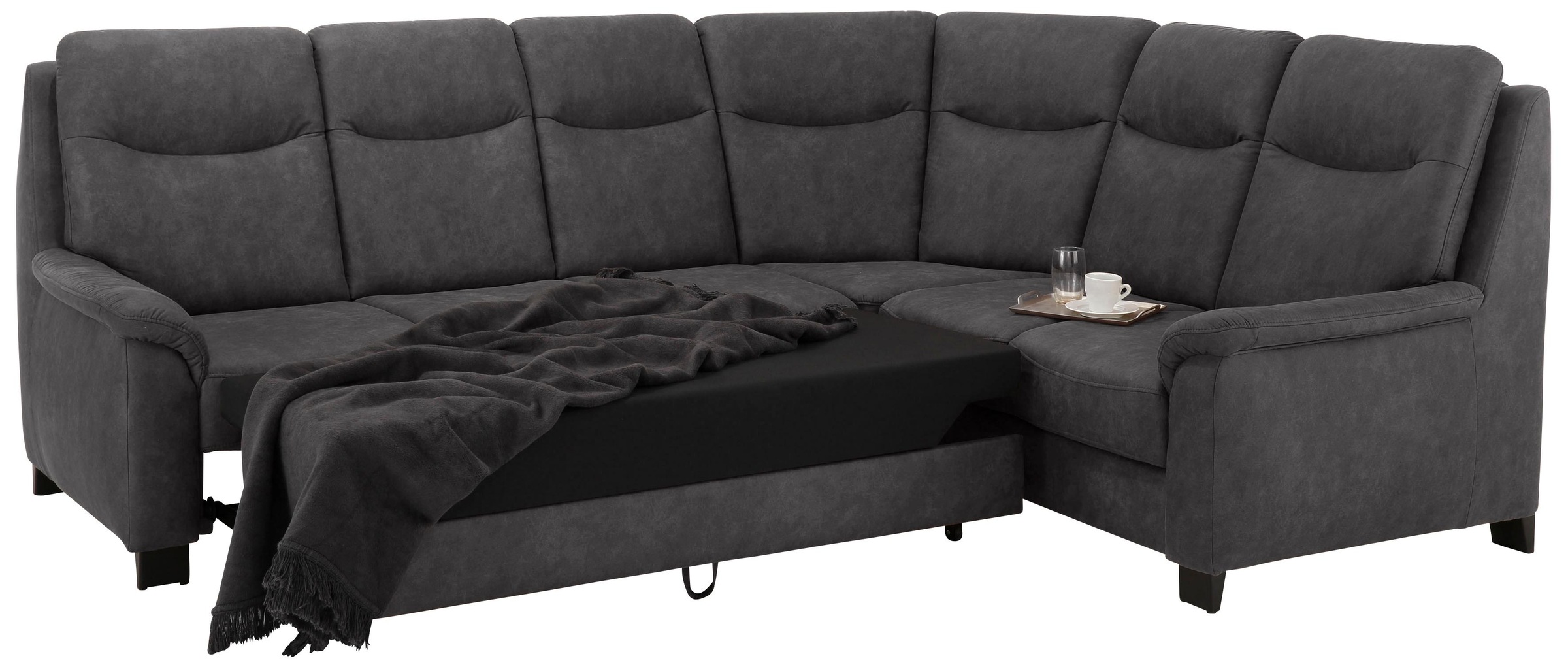 Thumbnail - Home affaire Ecksofa "Boccaccio L-Form" mit Federkern, incl. Kopfteilverstellung, wahlweise Bettfunktion