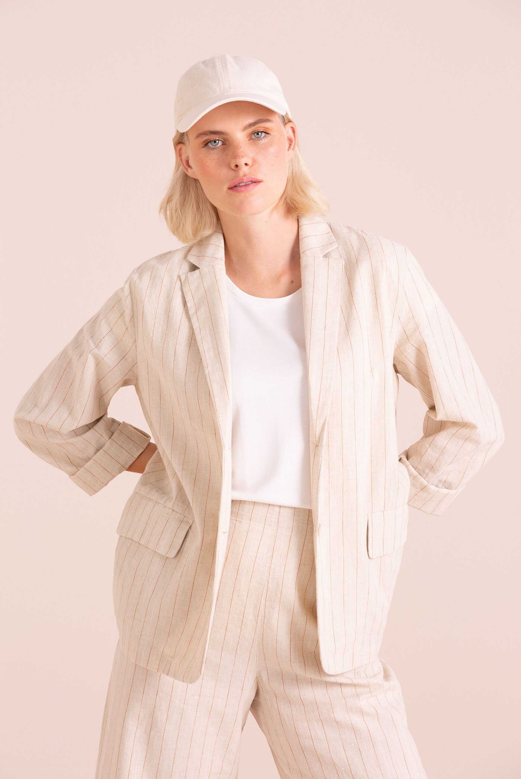 SENSES.THE LABEL Rundhalsshirt, mit Necktape