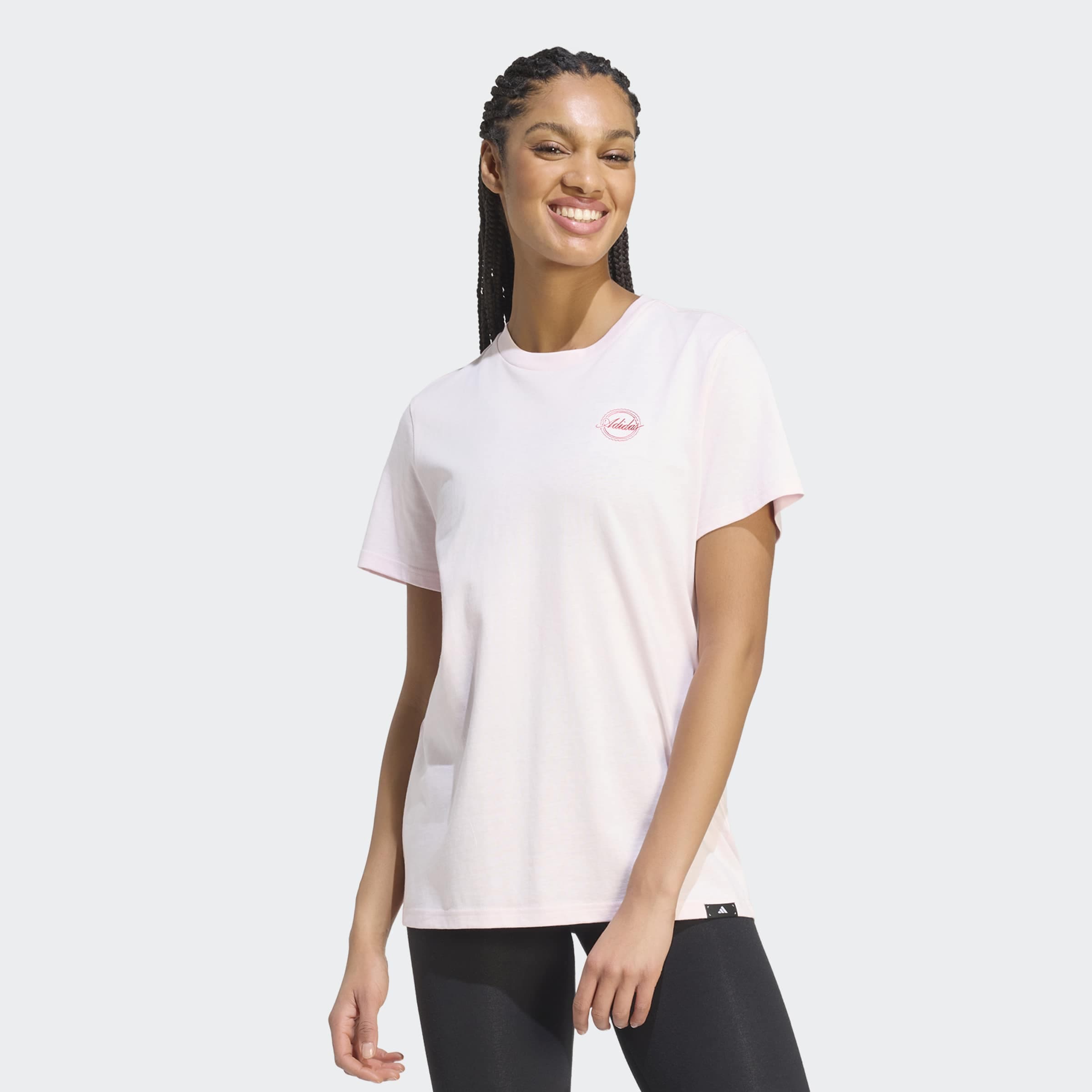 adidas Sportswear T-Shirt "TRAVEL GRAFIK ; LOCKER GESCHNITTEN"