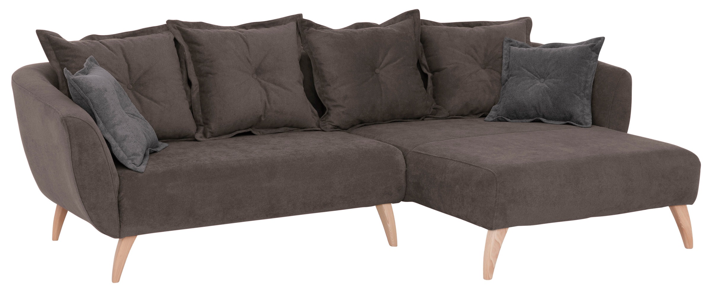 Home affaire Ecksofa "Baggio formschöne Polsterecke, bequem, Breite 277cm, günstig online kaufen