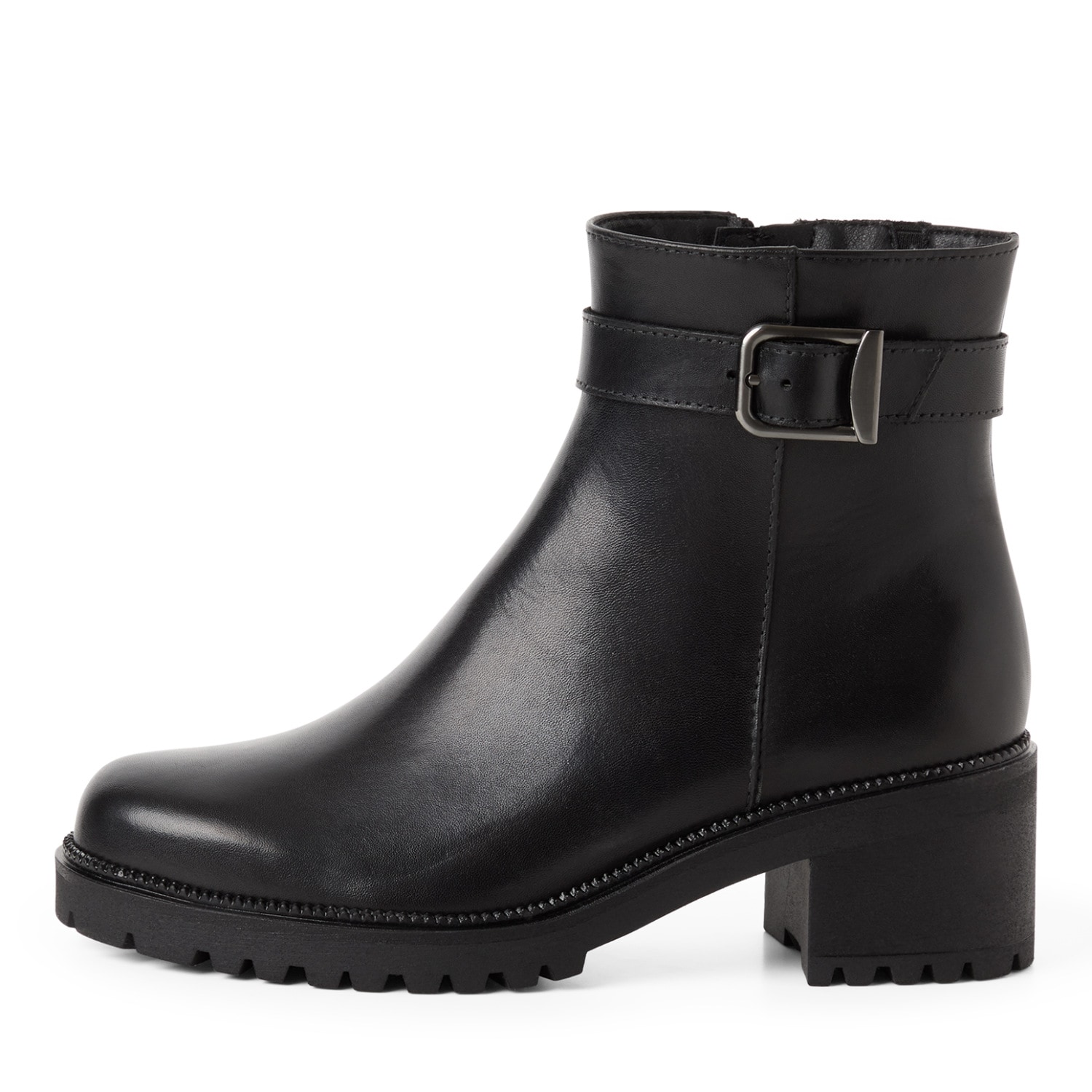 Tamaris Stiefelette  Blockabsatz, Basic-Boots mit klassischer Zierschnalle