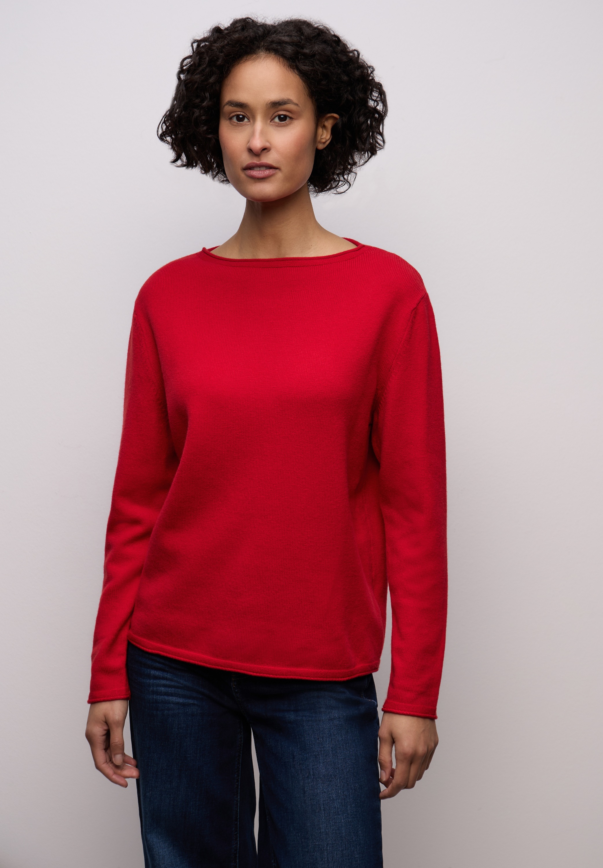 STREET ONE Strickpullover aus softem Materialmix günstig online kaufen