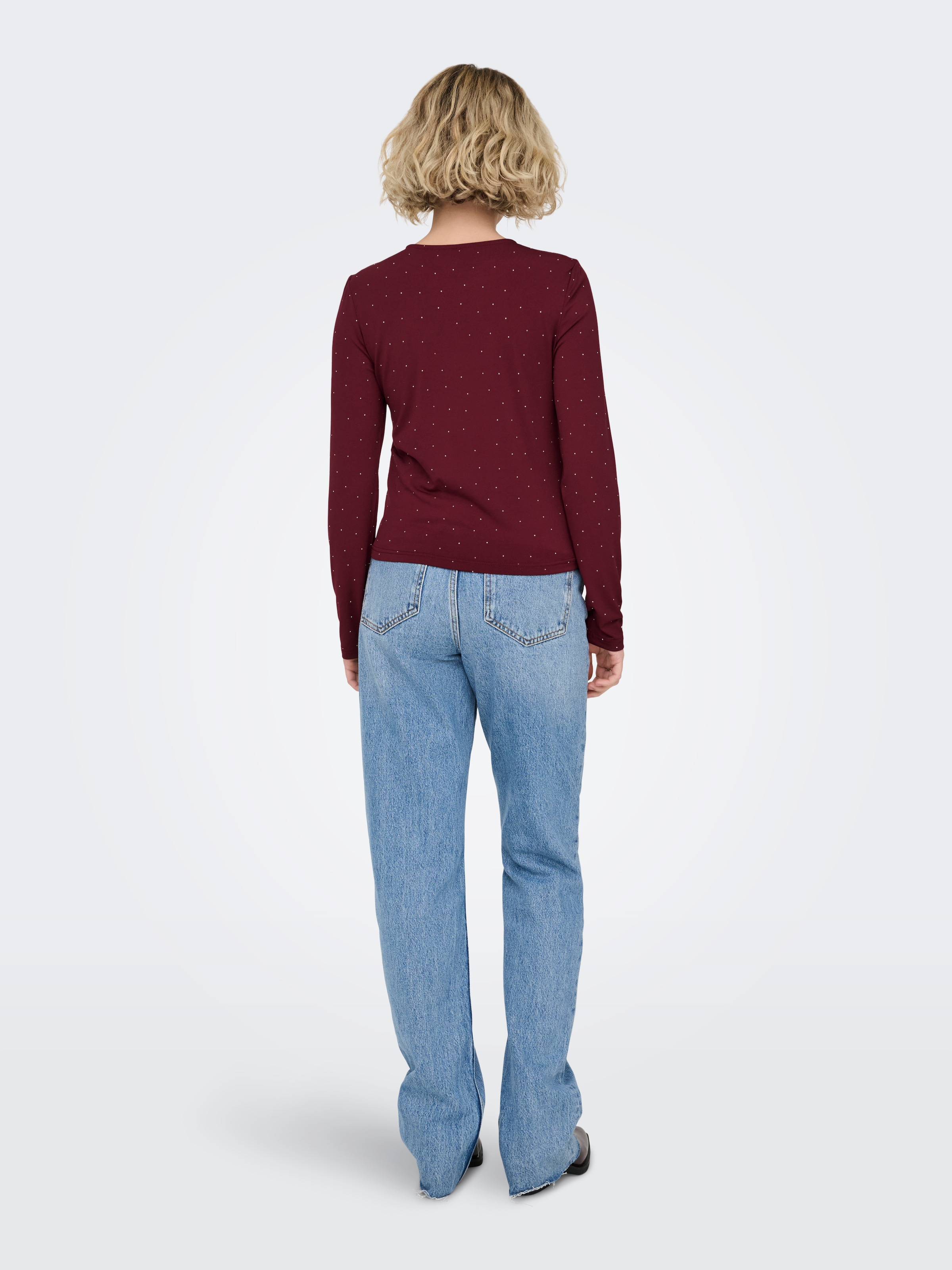 ONLY Langarmshirt »ONLZITA L/S O-NECK TOP BF JRS«