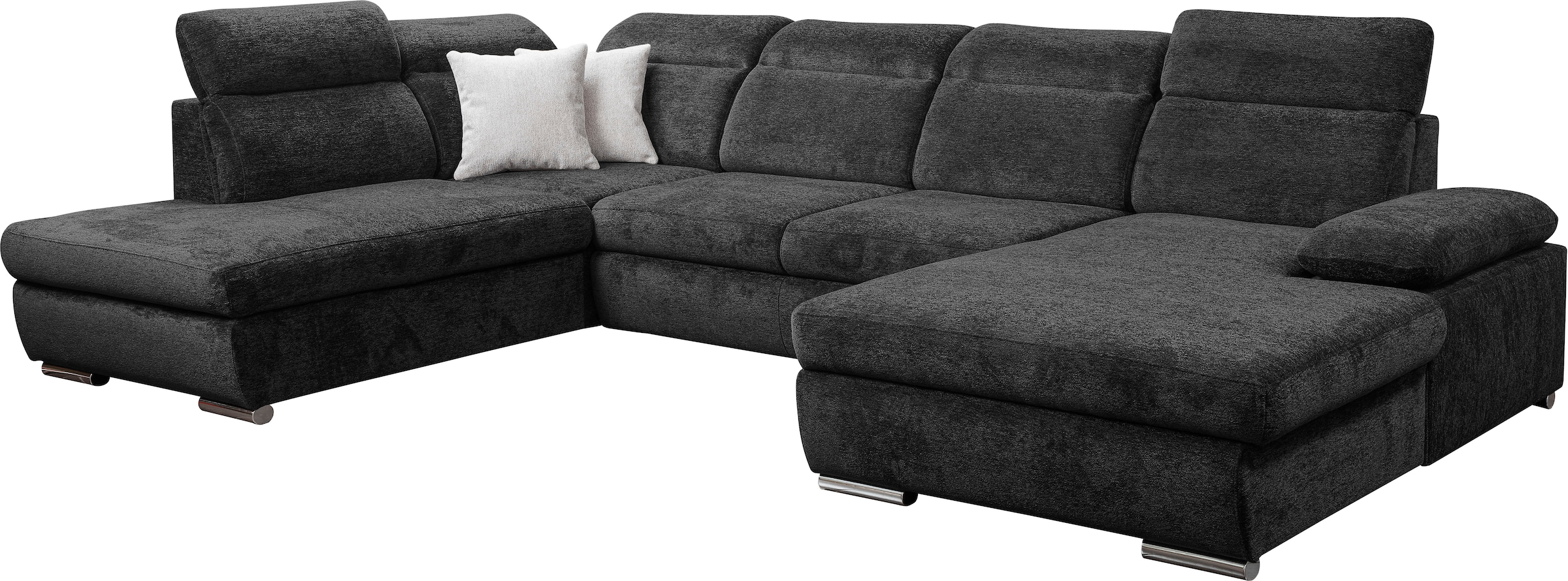 WERK2 Wohnlandschaft »Cordoba inkl. Bett, Bettkasten und Kopfteilfunktion, Breite 359cm«