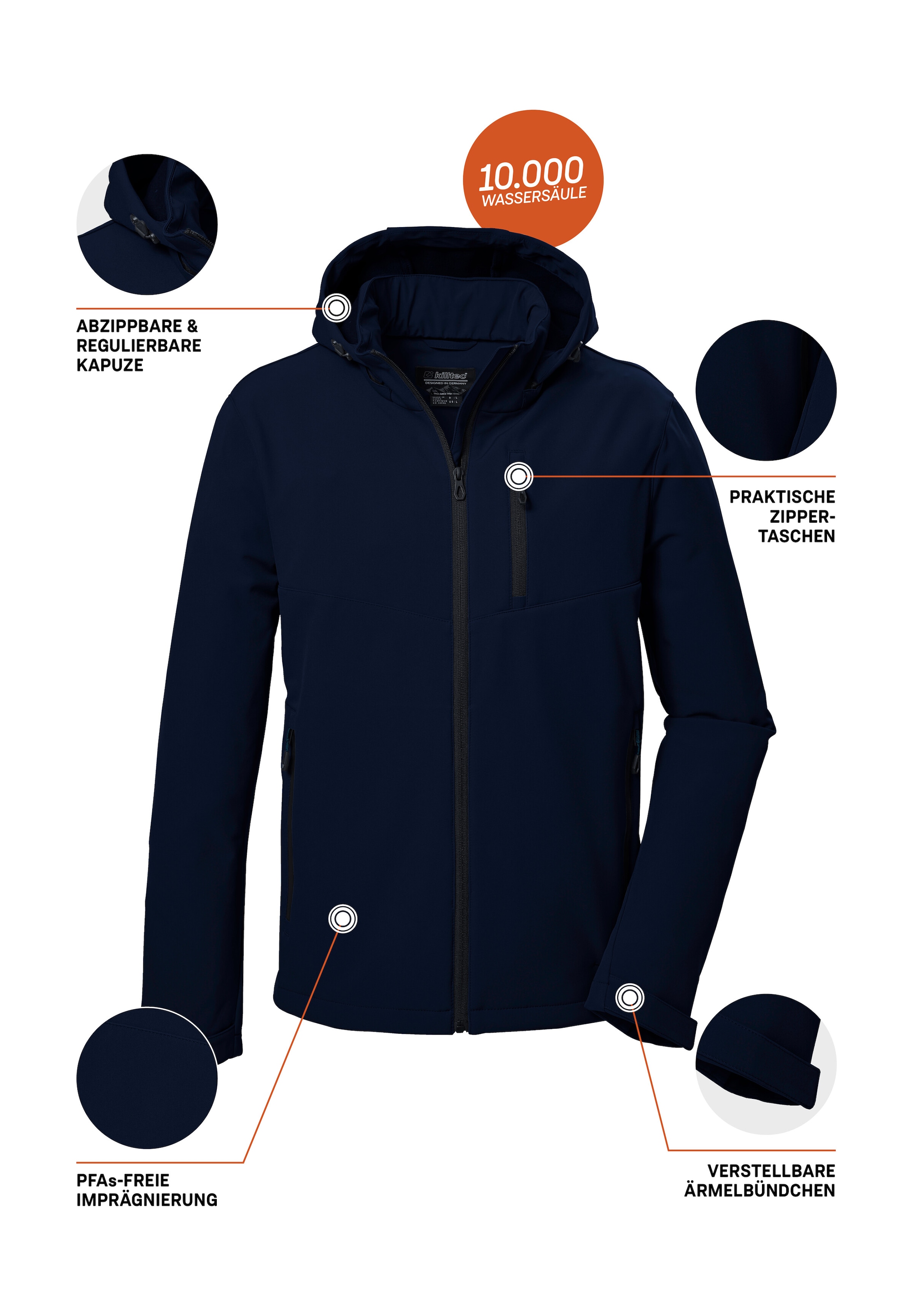 Killtec Softshelljacke »KOW 92 MN SFTSHLL JCKT«