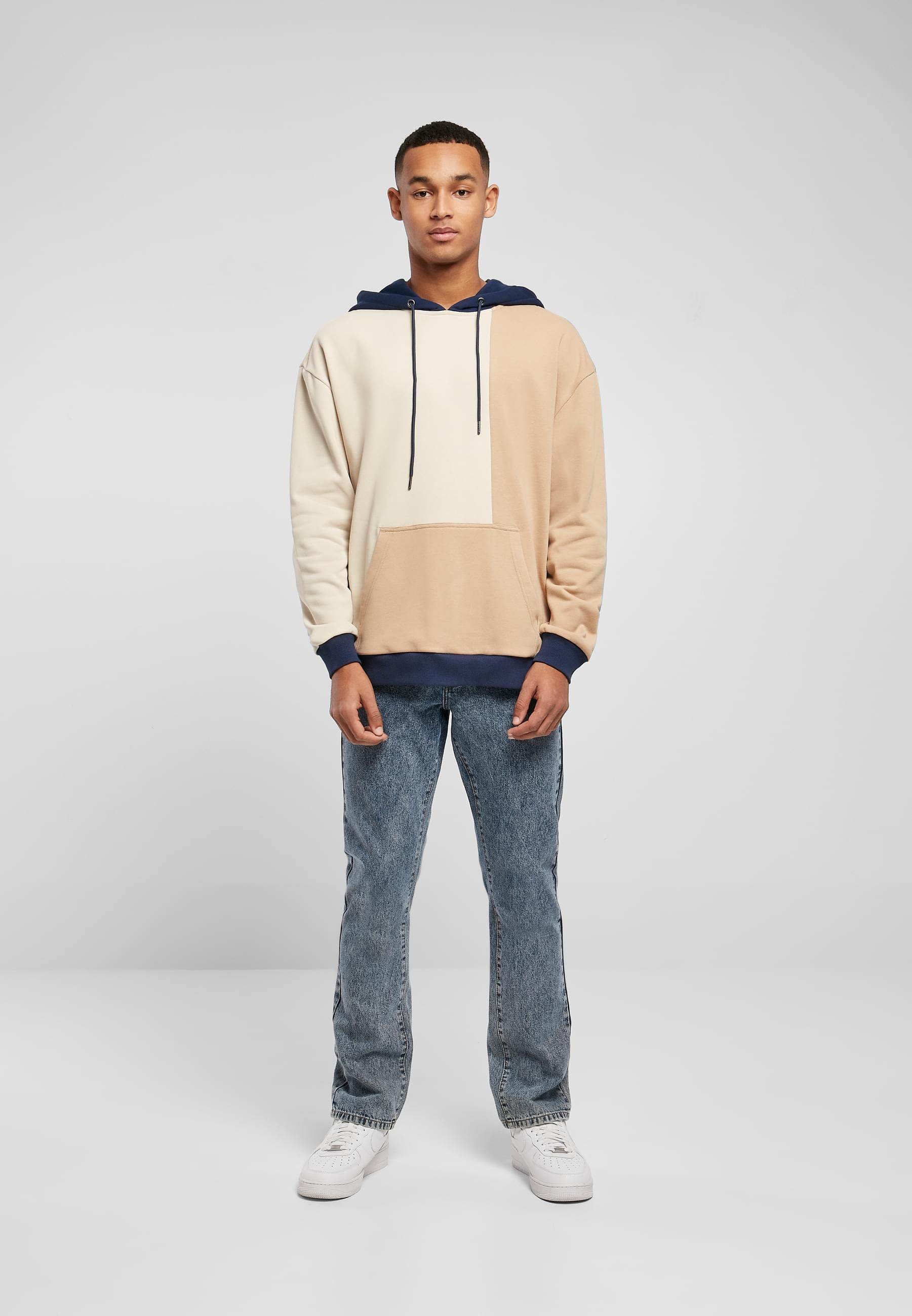 URBAN CLASSICS Kapuzensweatshirt »Urban Classics Herren Oversized Color Block Hoody«, (1 tlg.)