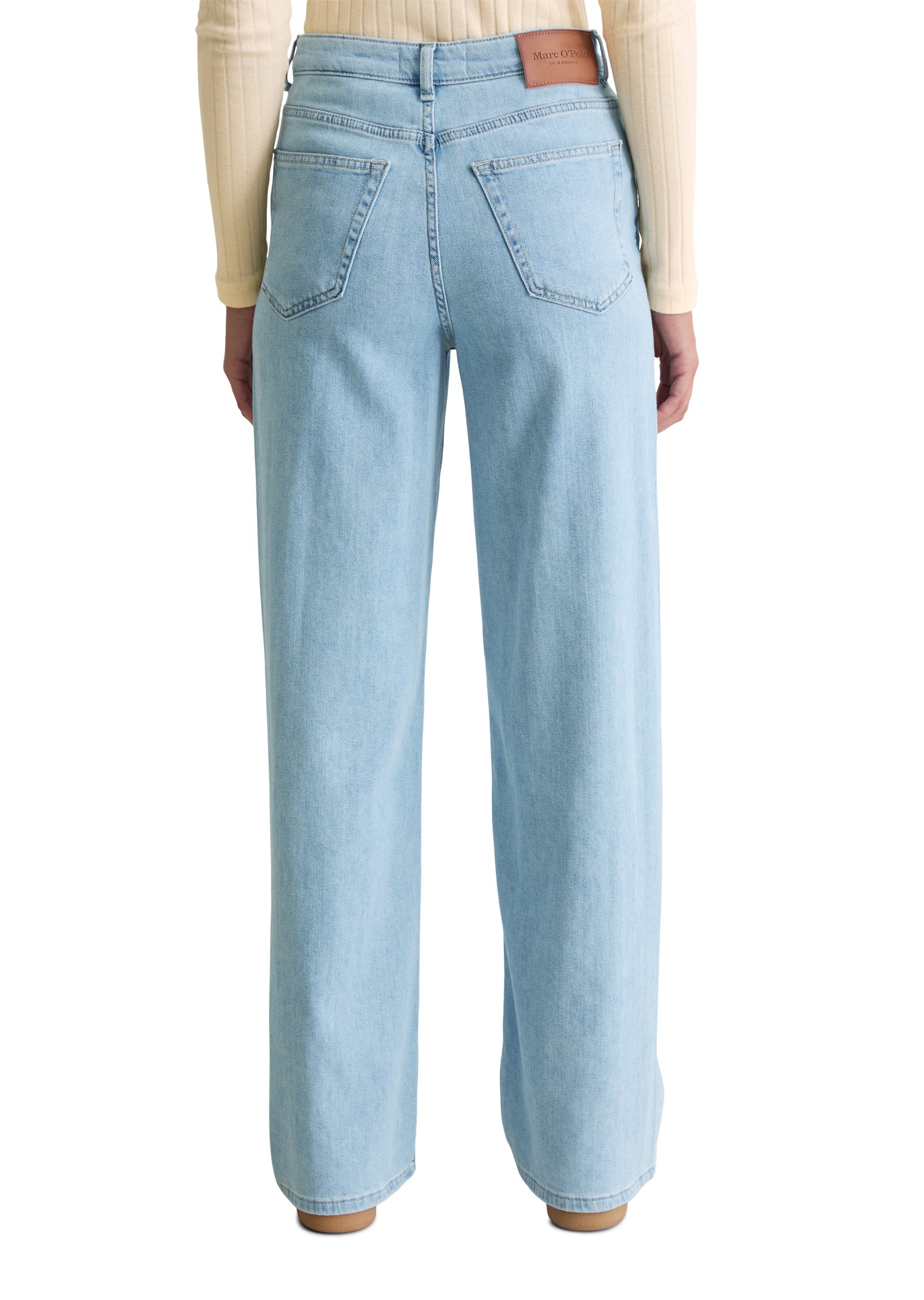 Thumbnail - Marc OPolo Weite Jeans "aus Organic-Cotton-Stretch-Mix"
