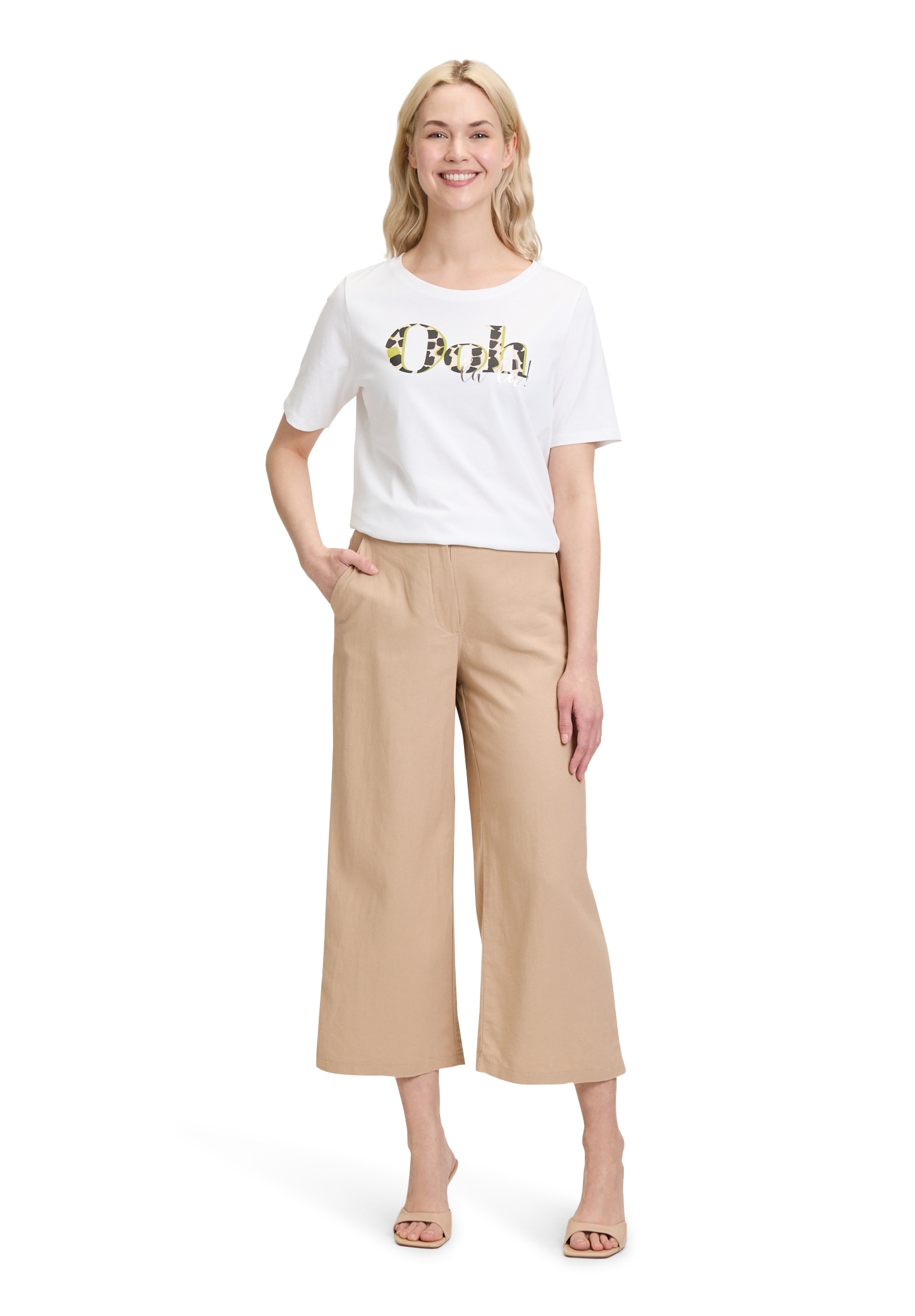 Betty Barclay Kurzarmshirt »Betty Barclay Basic Shirt mit Placement«, (1 tlg.), Placement