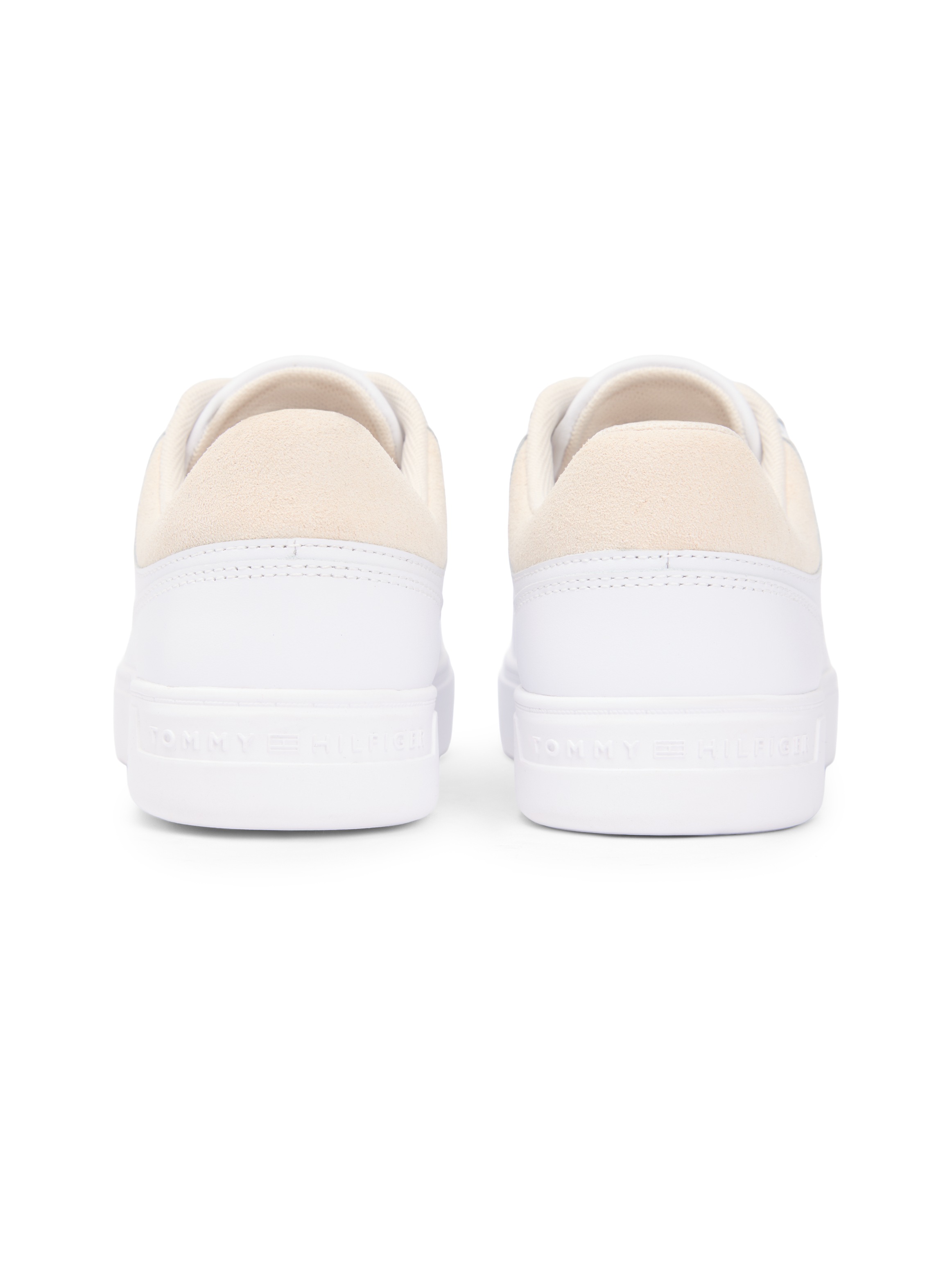 Thumbnail - Tommy Hilfiger Plateausneaker "CASUAL CUPSOLE SNEAKER", Freizeitschuh, Halbschuh, Schnürschuh, Kontrastbesatz an der Fer...