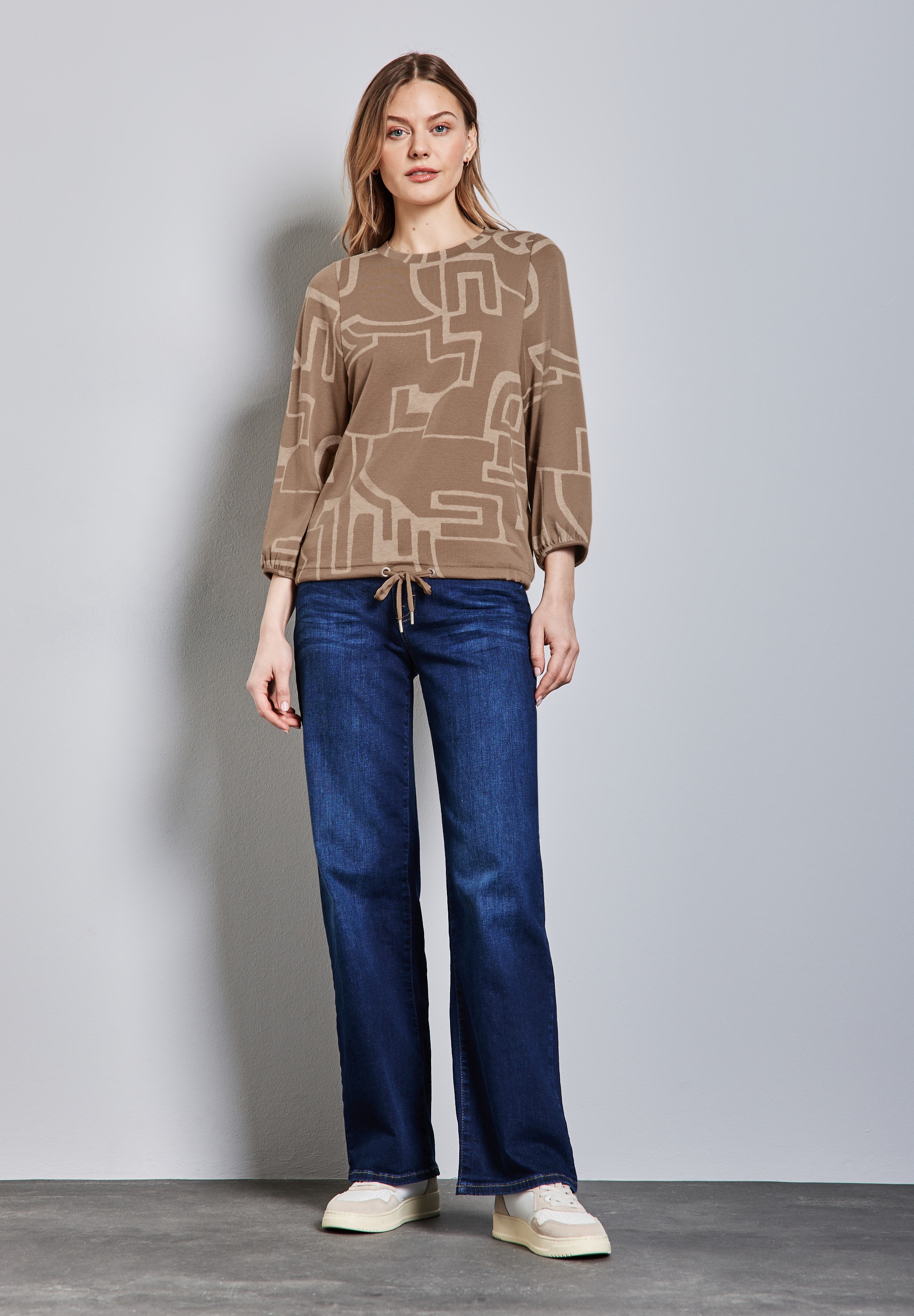 STREET ONE Print-Shirt, mit 3/4 Ärmeln