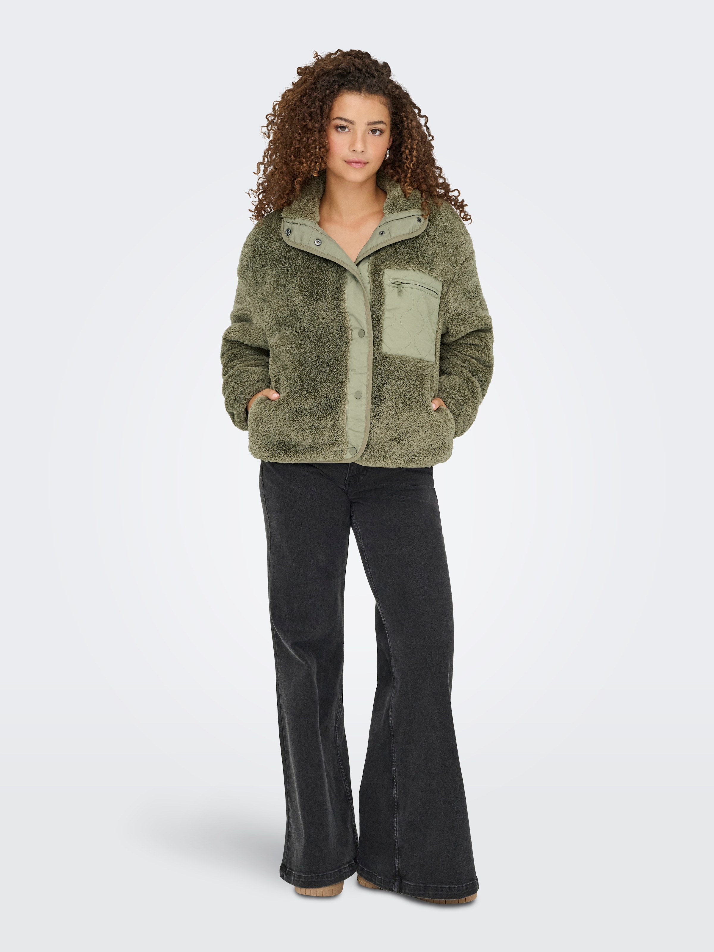 ONLY Outdoorjacke »ONLCONTACT LIFE OVERSIZED CC OTW« ohne Kapuze