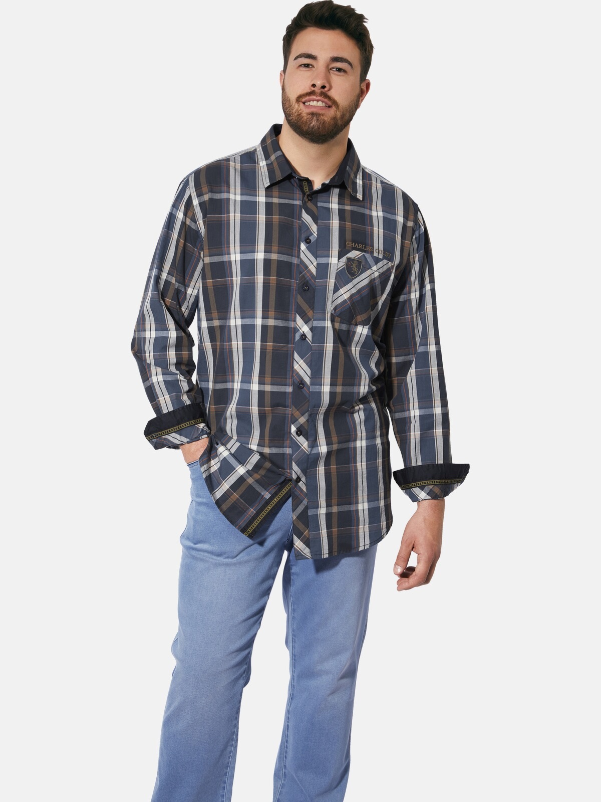 Charles Colby Karohemd "Hemd DUKE THORNEY" günstig online kaufen