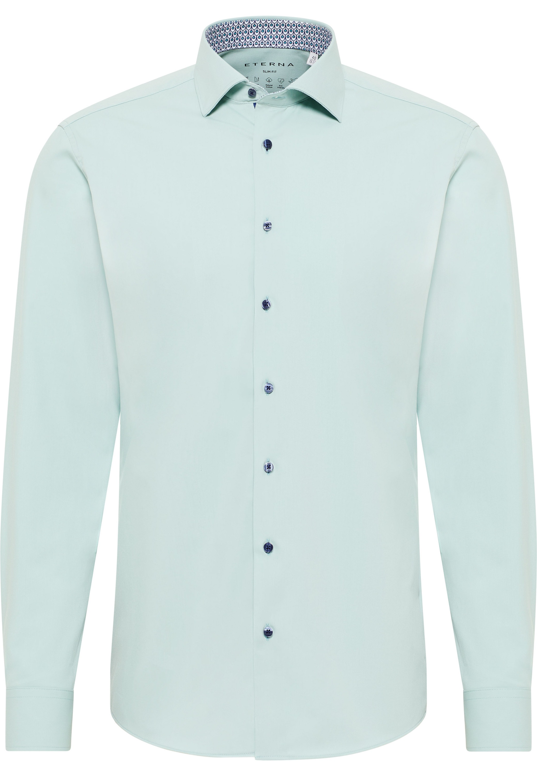 Eterna Langarmhemd »SLIM FIT«, NON IRON (bügelfrei)