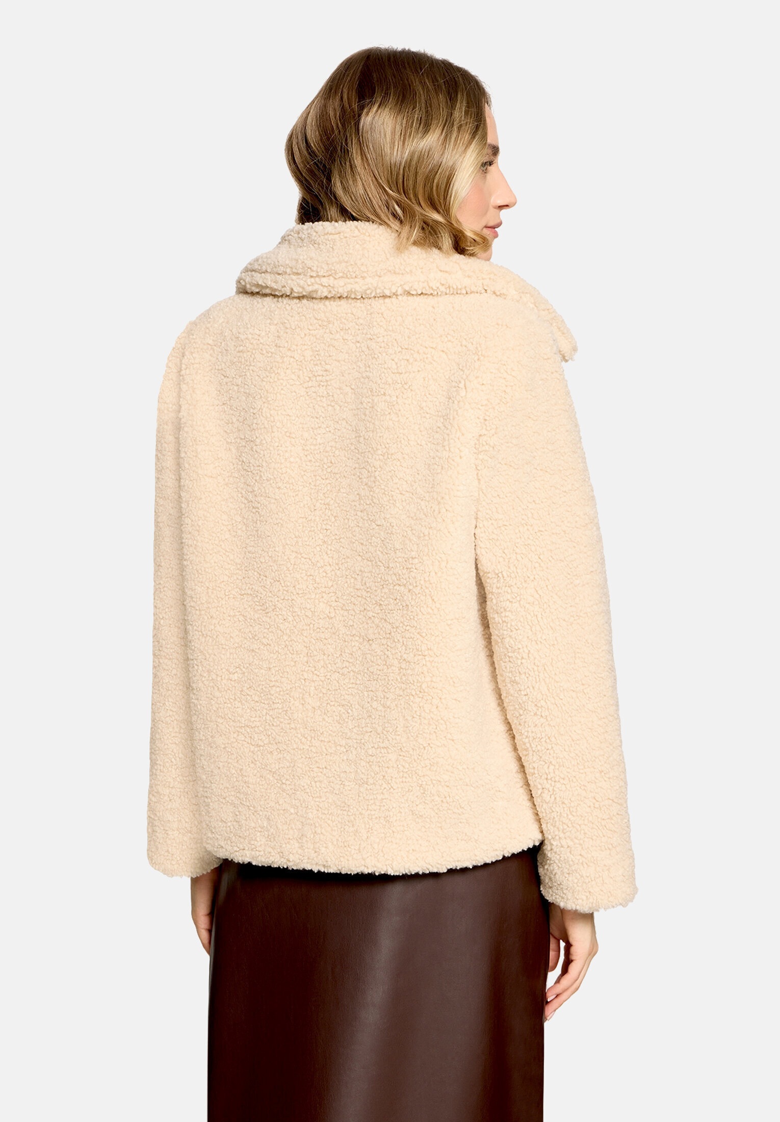 Cartoon Plüschjacke »Damen mit Kragen«