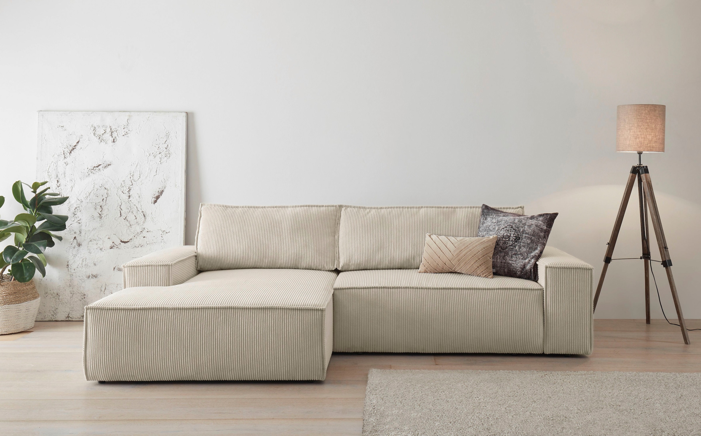 Home affaire Ecksofa »SHERWOOD Schlafsofa 267 cm« (...