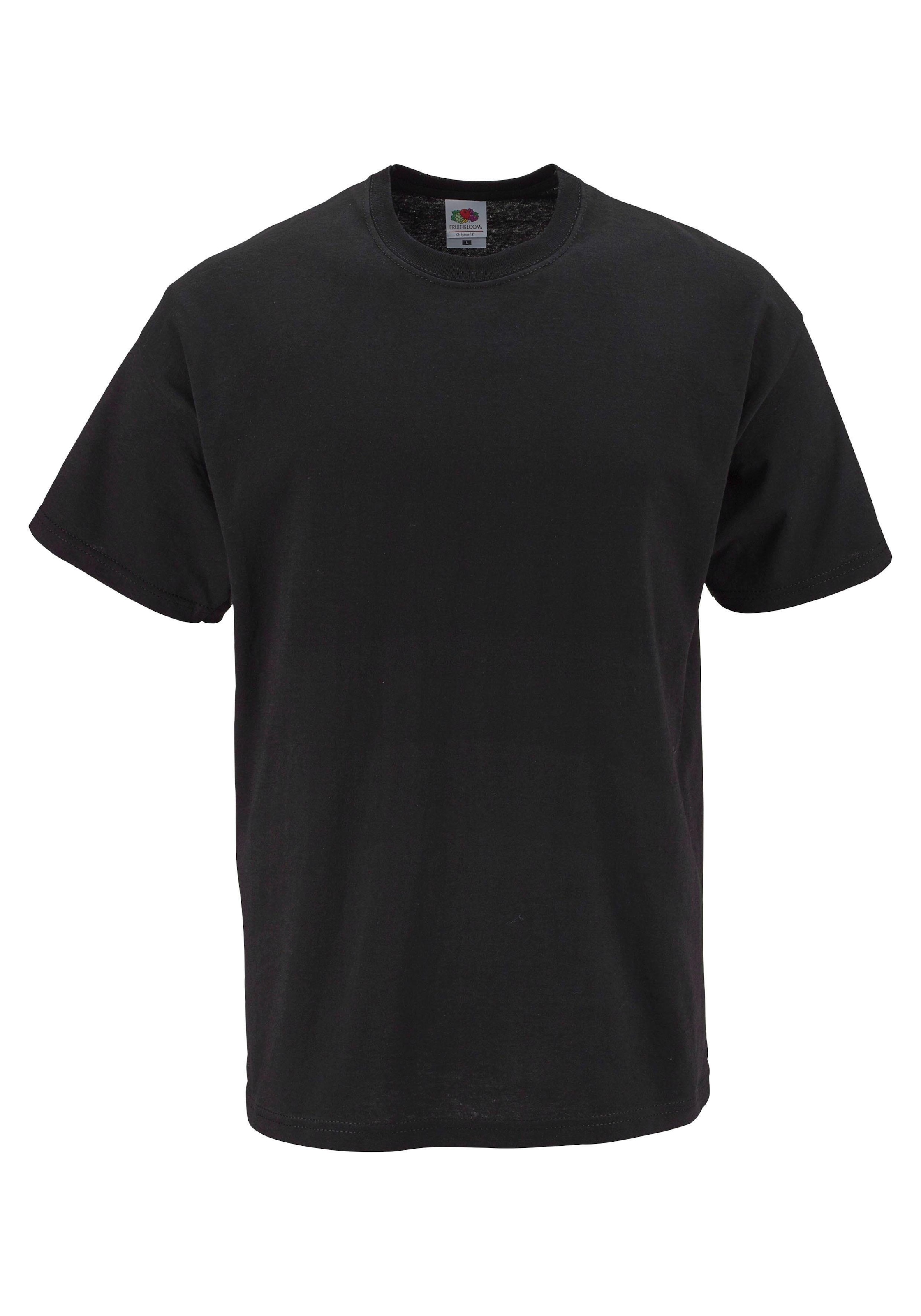 Fruit of the Loom T-Shirt », sechs Stück in unterschiedlicher Farbkomination«, (Packung, 6 tlg., 6er-Pack), mit Rundhalsausschnitt