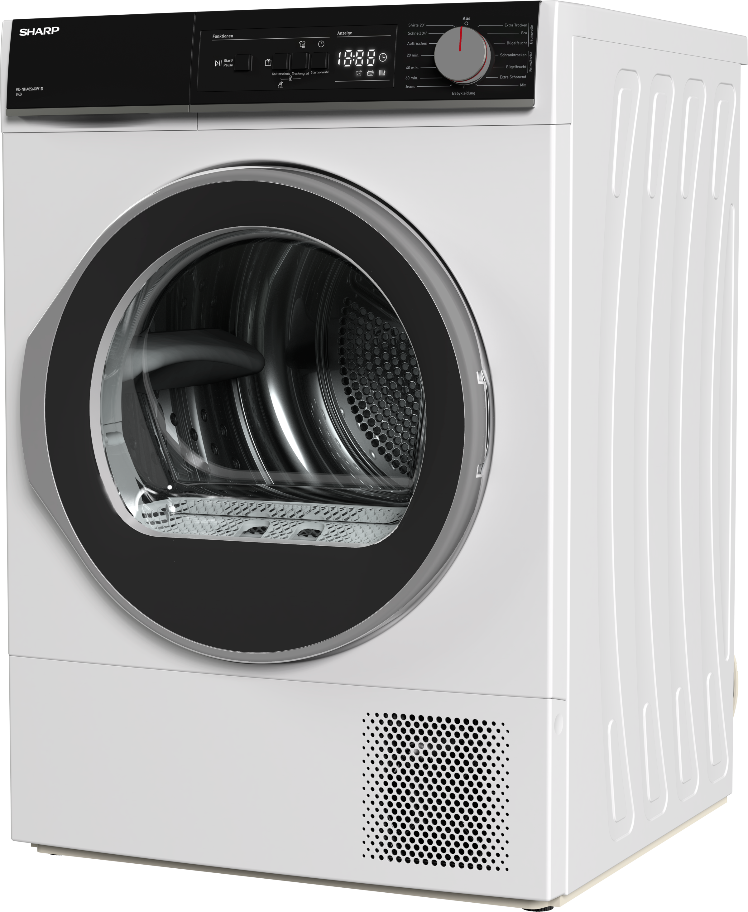 Sharp Wärmepumpentrockner »KD-NHA8S6GW1D-DE«