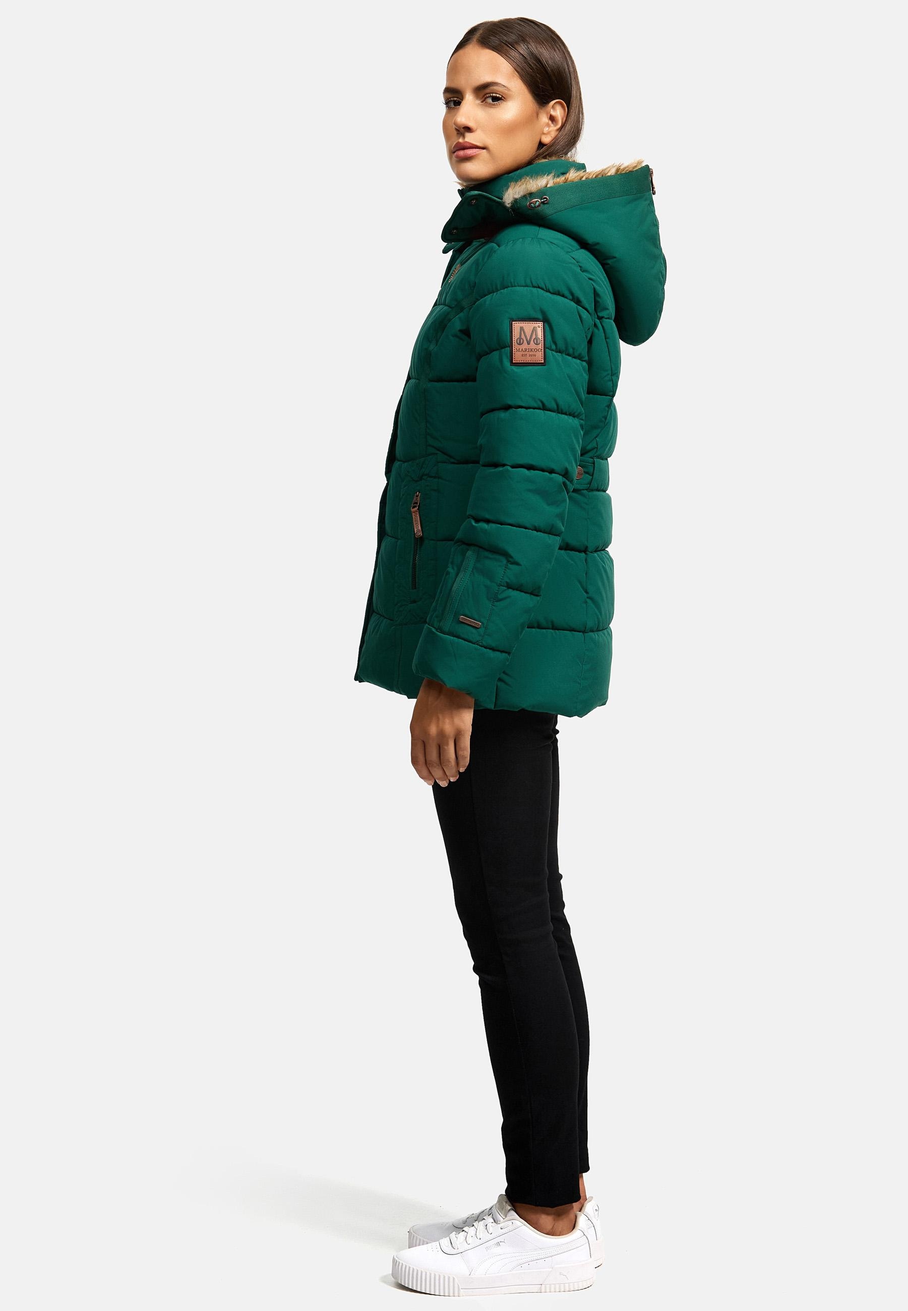 Marikoo Winterjacke »Nekoo«, mit Kapuze, stylische Damen Steppjacke mit großer Kapuze