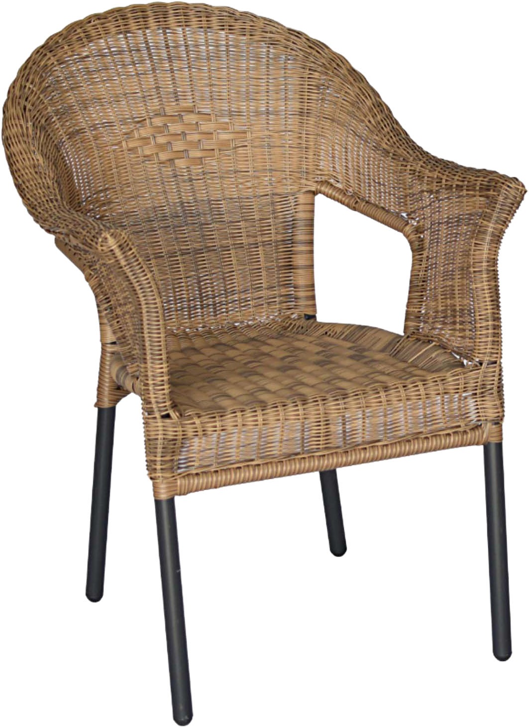 MERXX Garten-Essgruppe »Ravenna« Set, 9 tlg. inkl. 4 Stapelsessel, 4 Auflagen, 1 Tisch