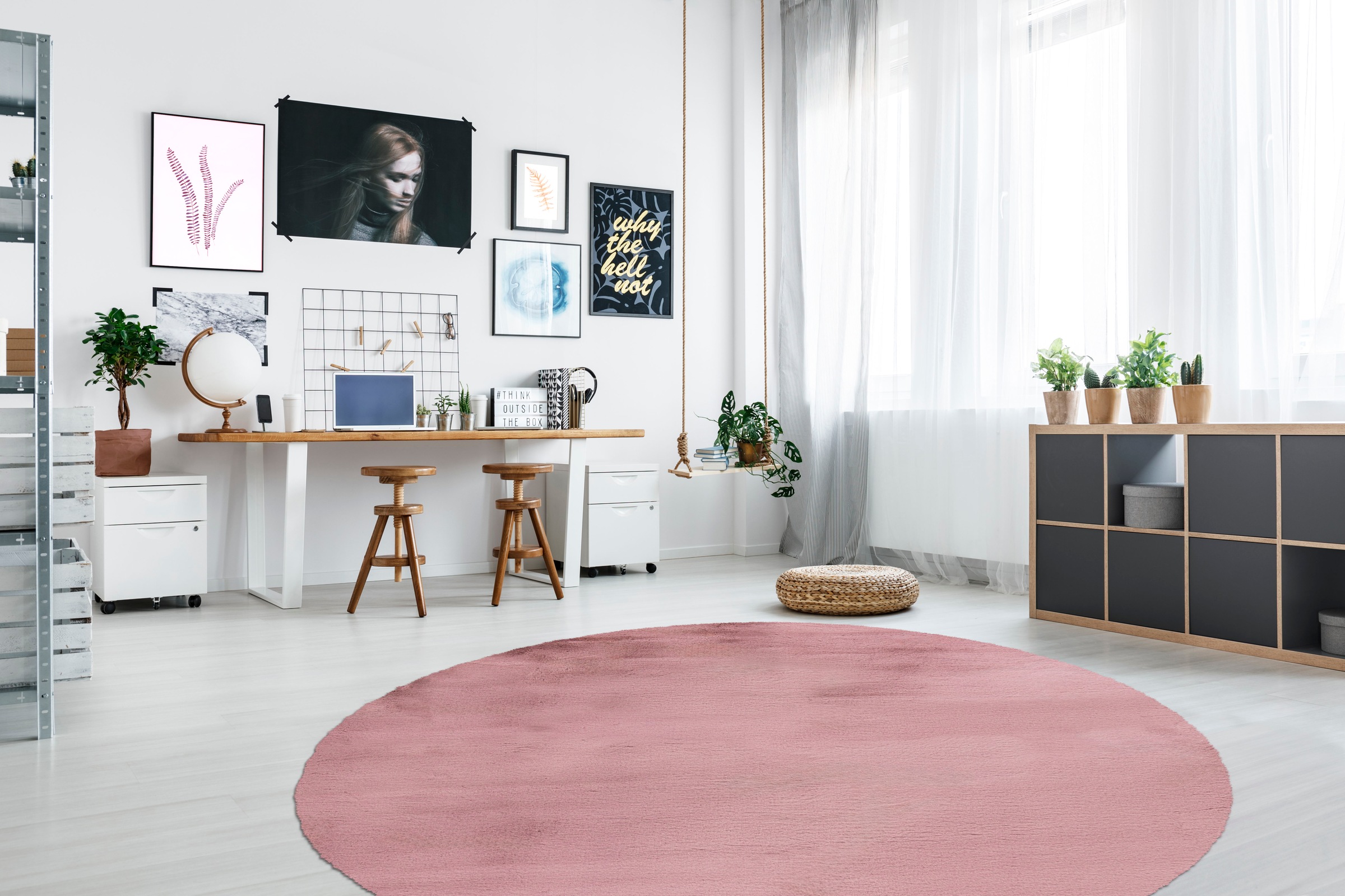 Arte Espina Fellteppich »Rabbit 100« ovali 45 mm a...