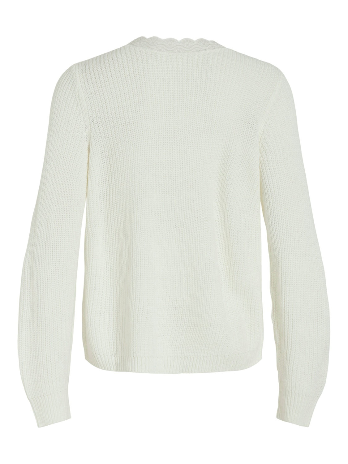 Vila V-Ausschnitt-Pullover »VILOU REV V-NECK L/S LACE KNIT TOP -NOOS«