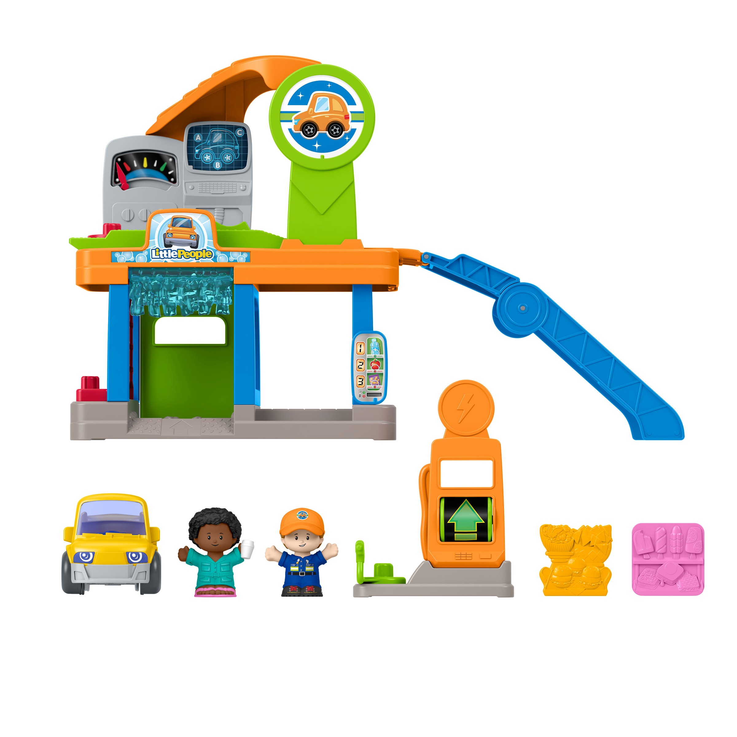 Fisher-Price® Spielwelt »Little People Spaß an der Tankstelle«