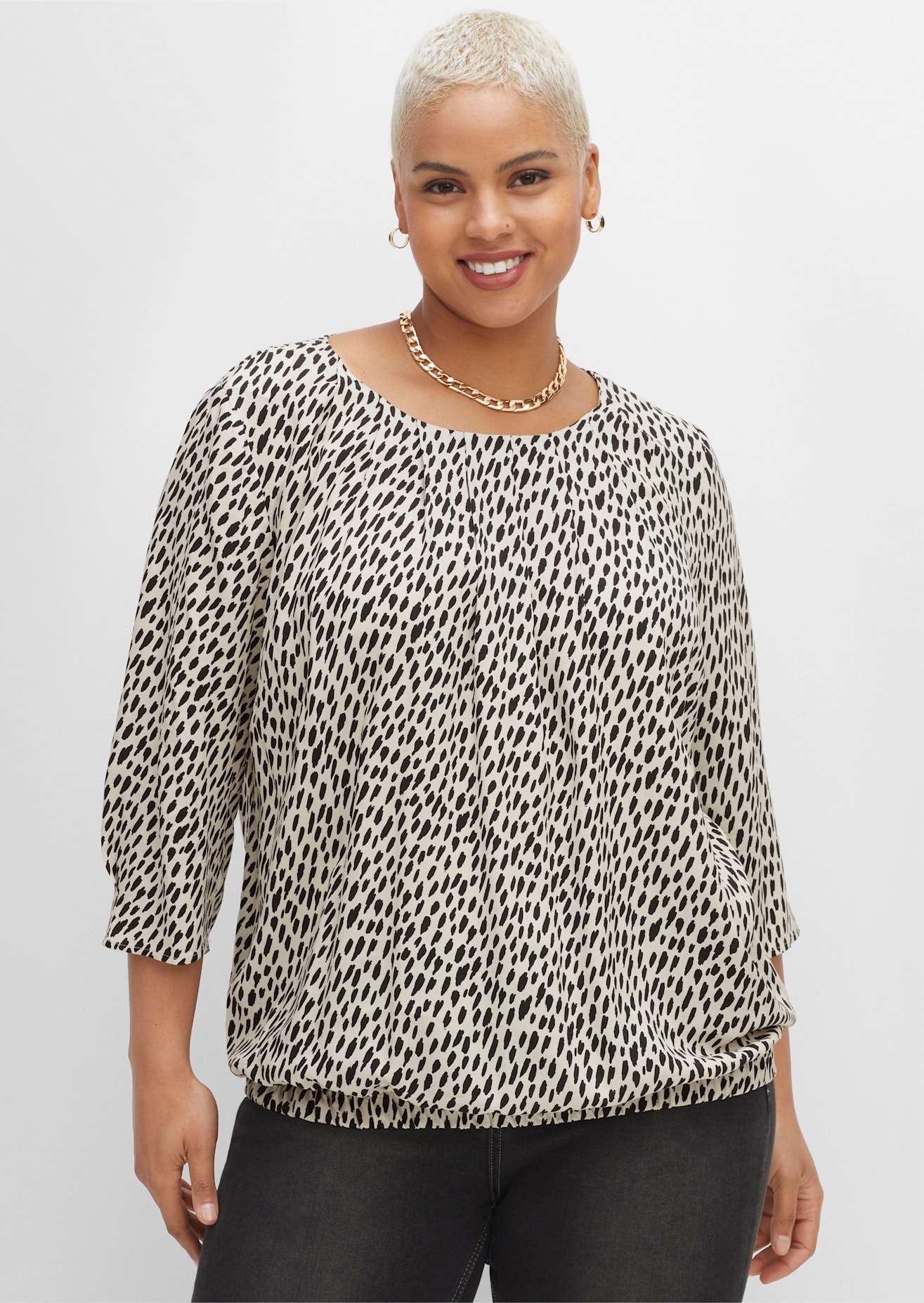 Sheego Klassische Bluse