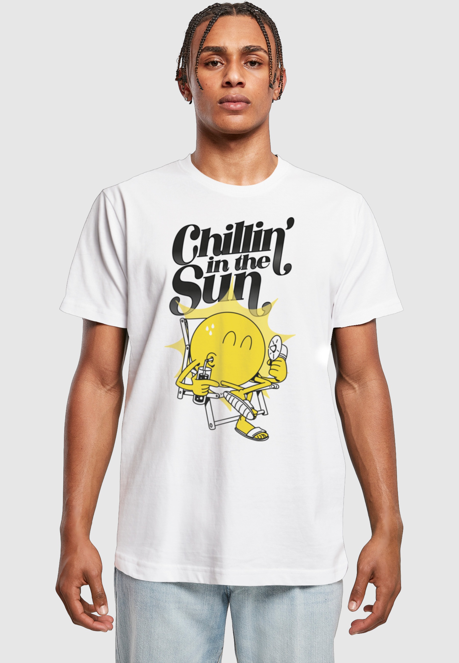 MisterTee T-Shirt »MisterTee Herren Chillin' the Sun Tee« 1 Stk.