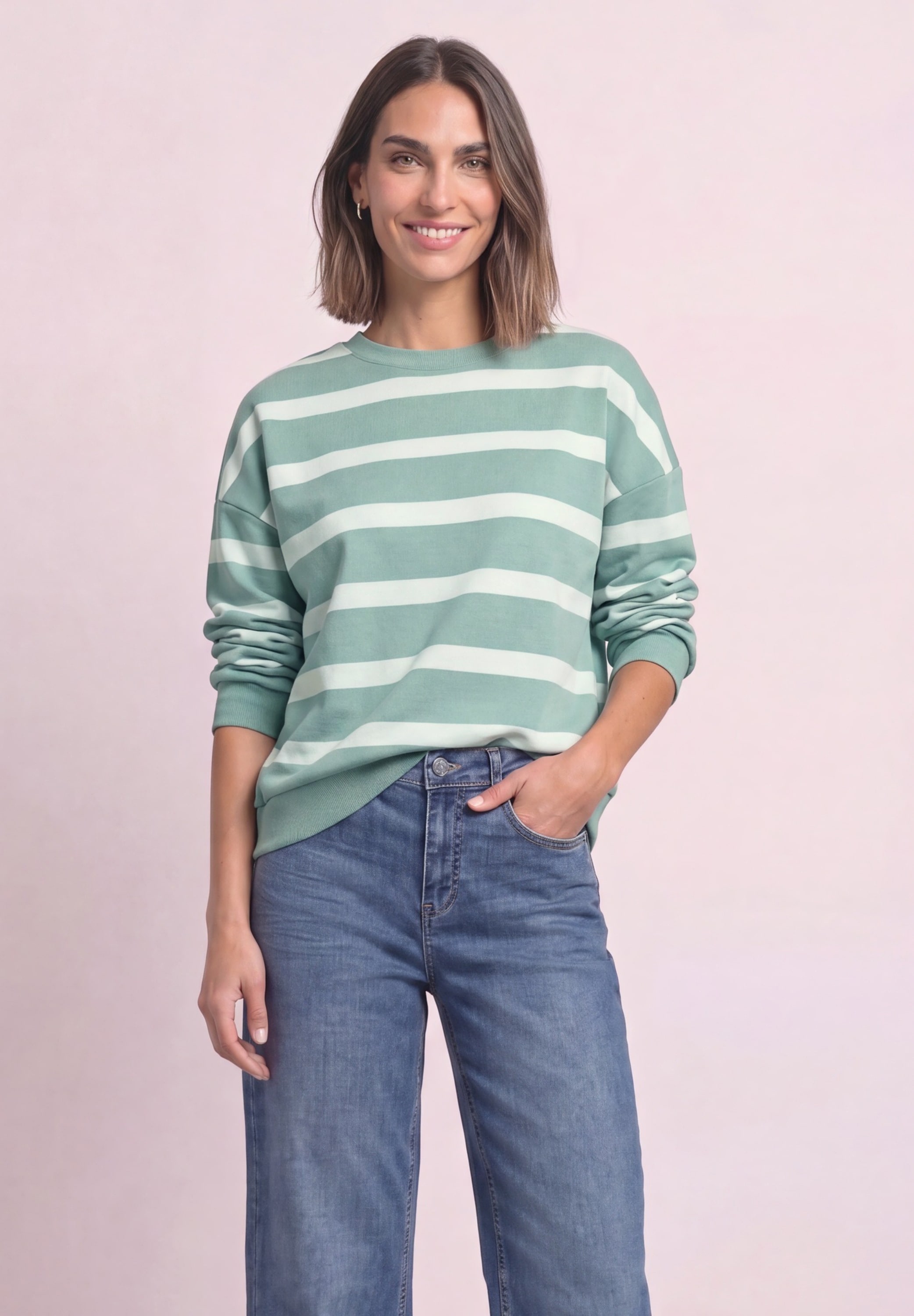 STREET ONE Sweatshirt, im Streifen-Design