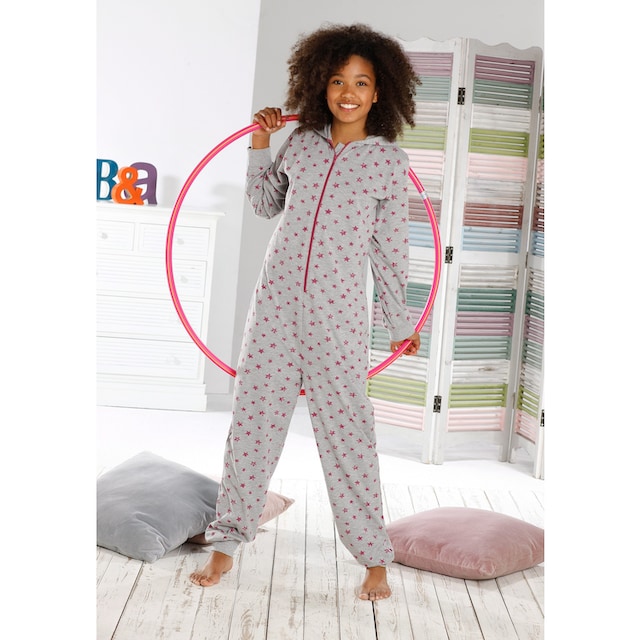 mit BAUR | kaufen Jumpsuit fleur online petite Kapuze