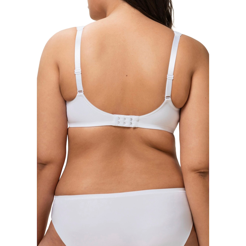 Triumph Bügel-BH »Modern Soft+Cotton W«, Cup B-F, mit dezentem Streifenmuster, Basic Dessous