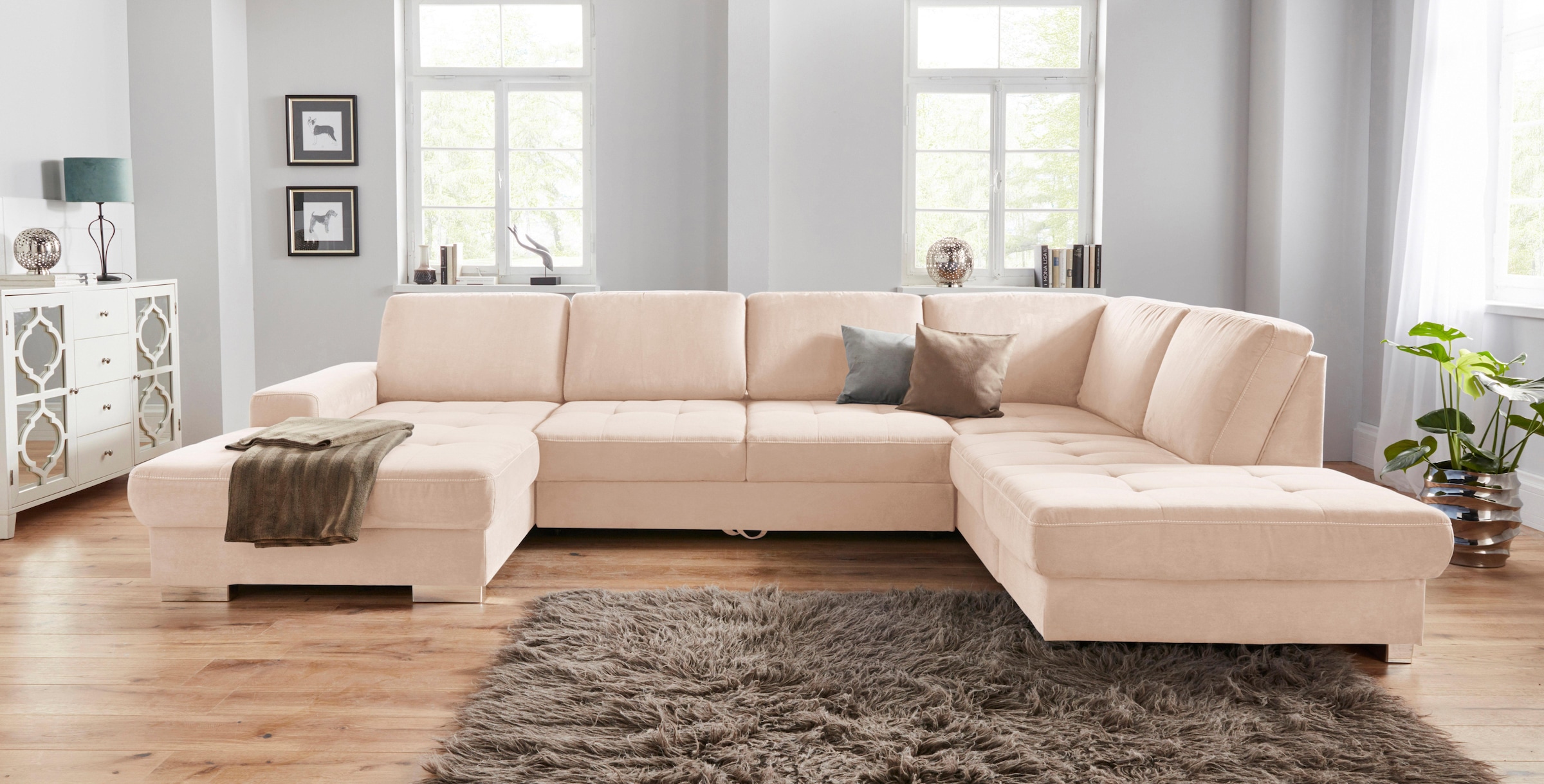sit&more Sit&more sofa »Santorini U-Form« su Fe...