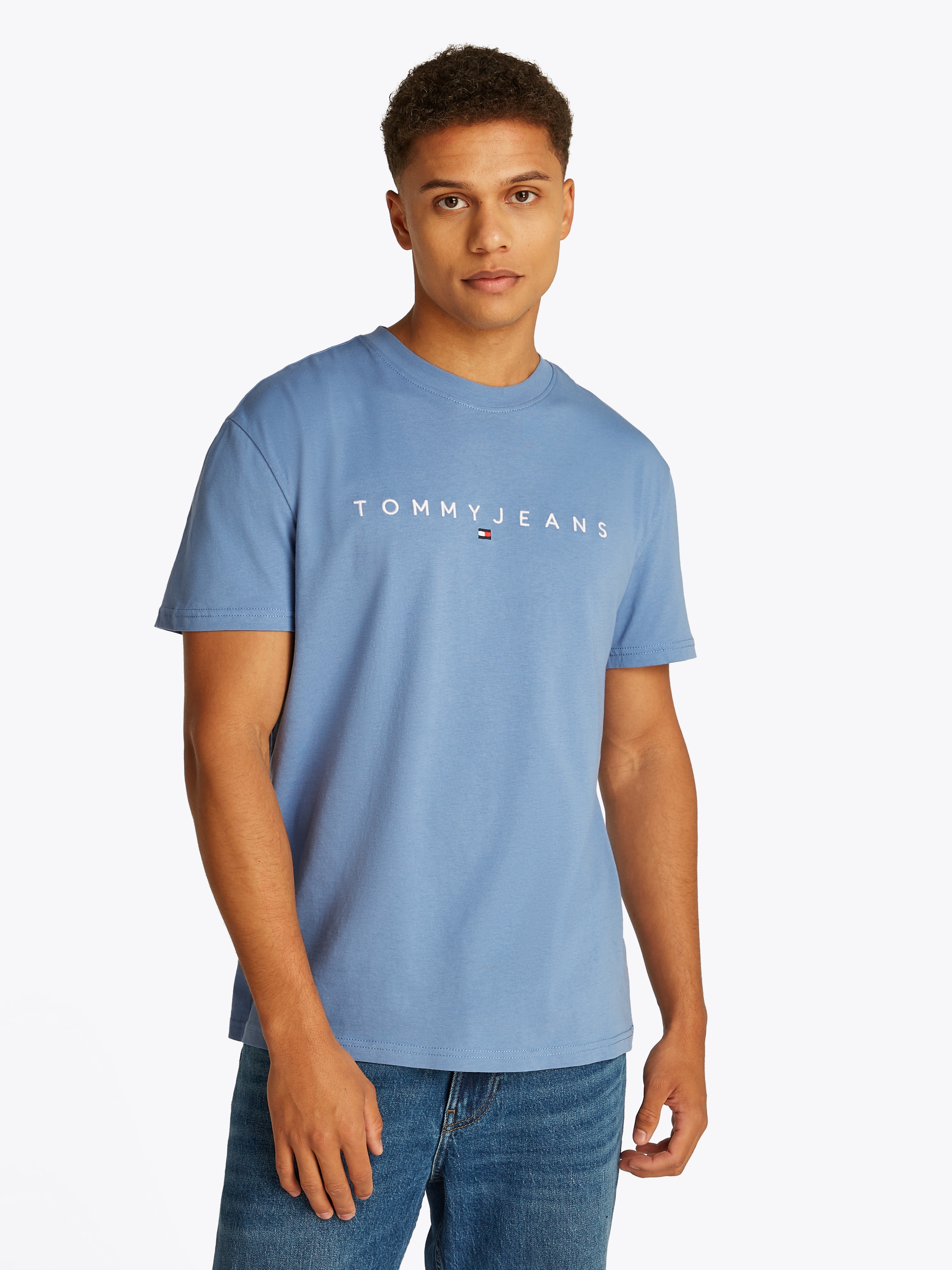 Tommy Jeans T-Shirt "TJM REG LINEAR LOGO TEE EXT" günstig online kaufen