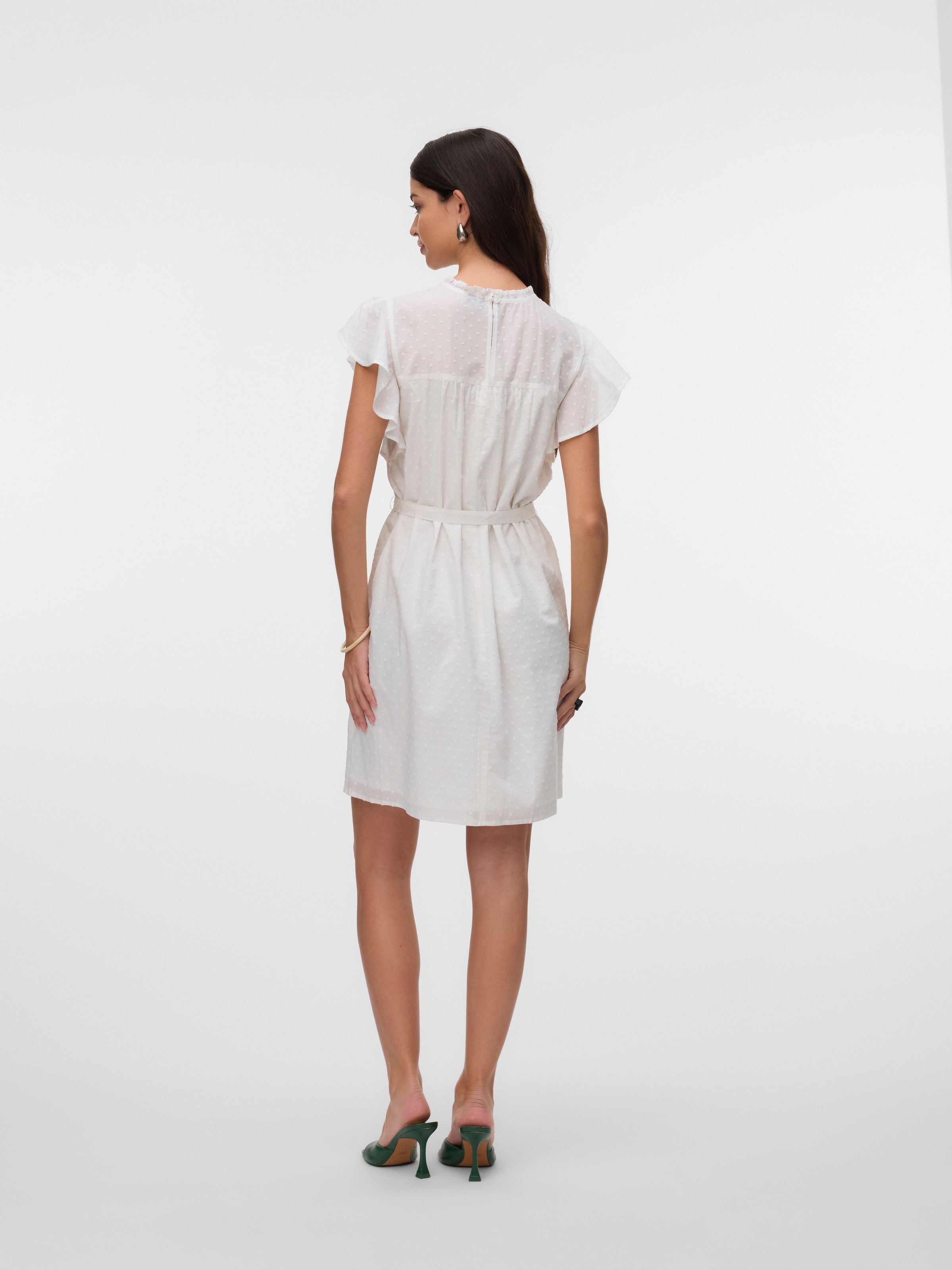 Vero Moda Minikleid »VMTRINE SL SHORT LACE DRESS WVN GA NOOS«