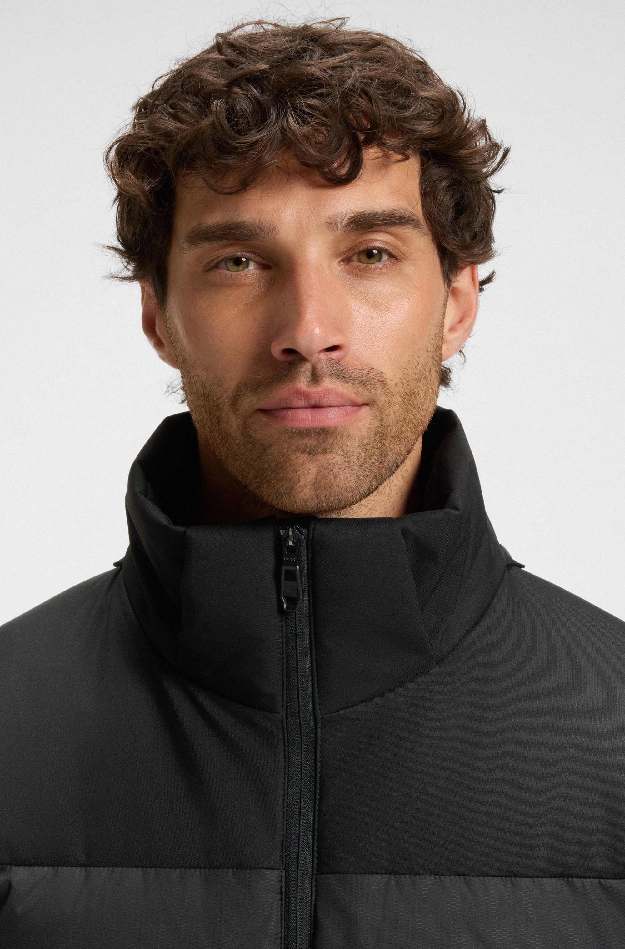 BOSS GREEN Daunenjacke mit Kapuze abnehmbare Kapuze, Regular Fit, warm watt günstig online kaufen
