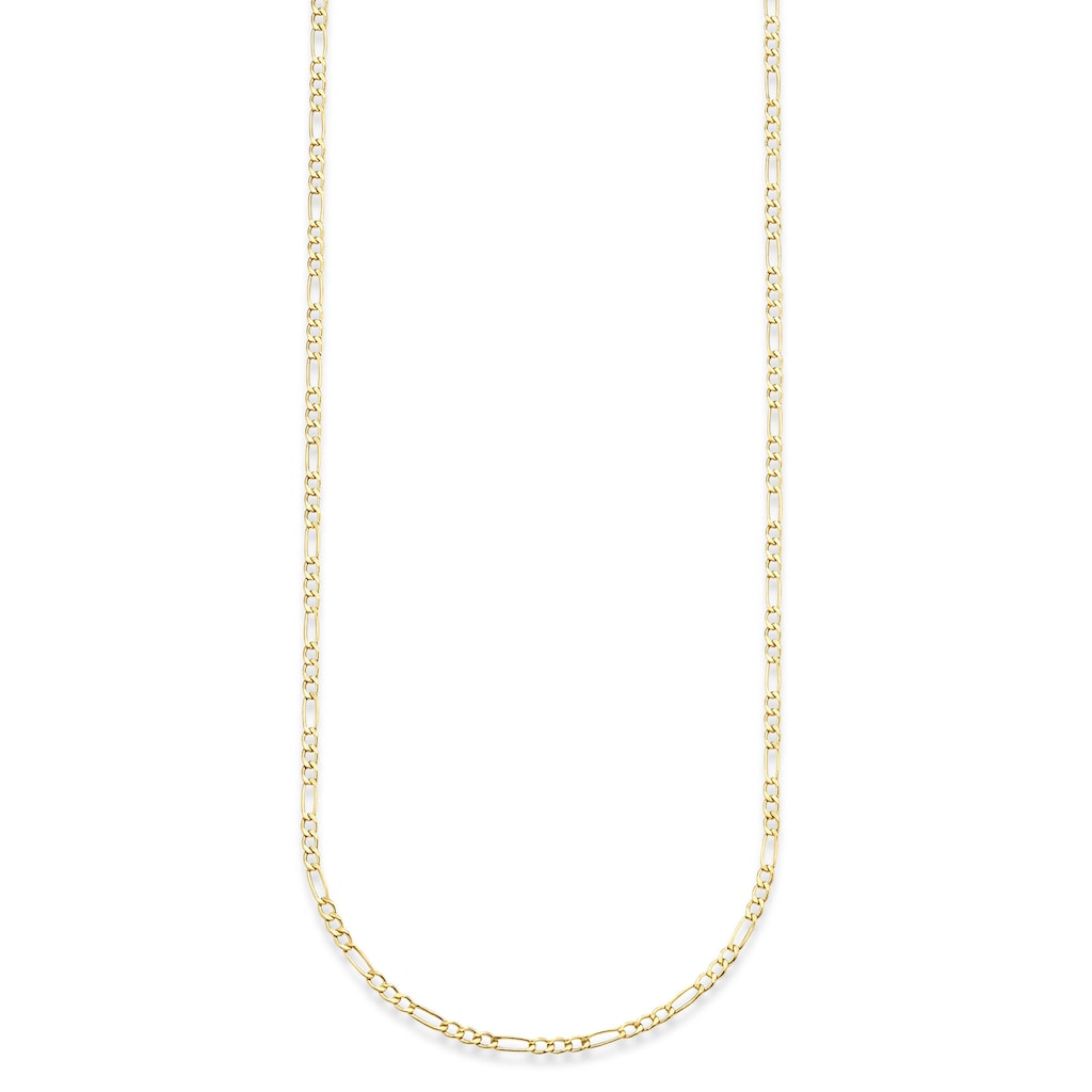 Bruno Banani Kette ohne Anhänger »Schmuck Geschenk Gold 333 Halsschmuck Halskette Figarokette schmal«, Made in Germany