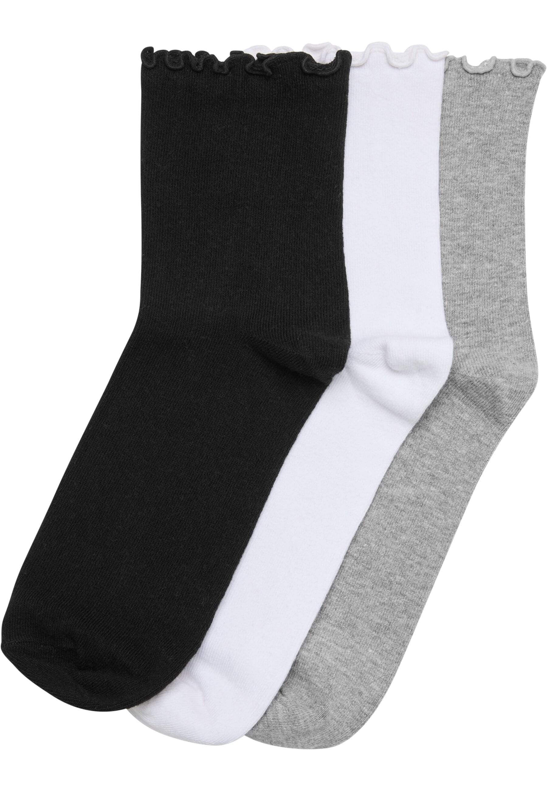 URBAN CLASSICS Basicsocken "Urban Classics Ruffle Socks 3-Pack", (1 Paar) günstig online kaufen
