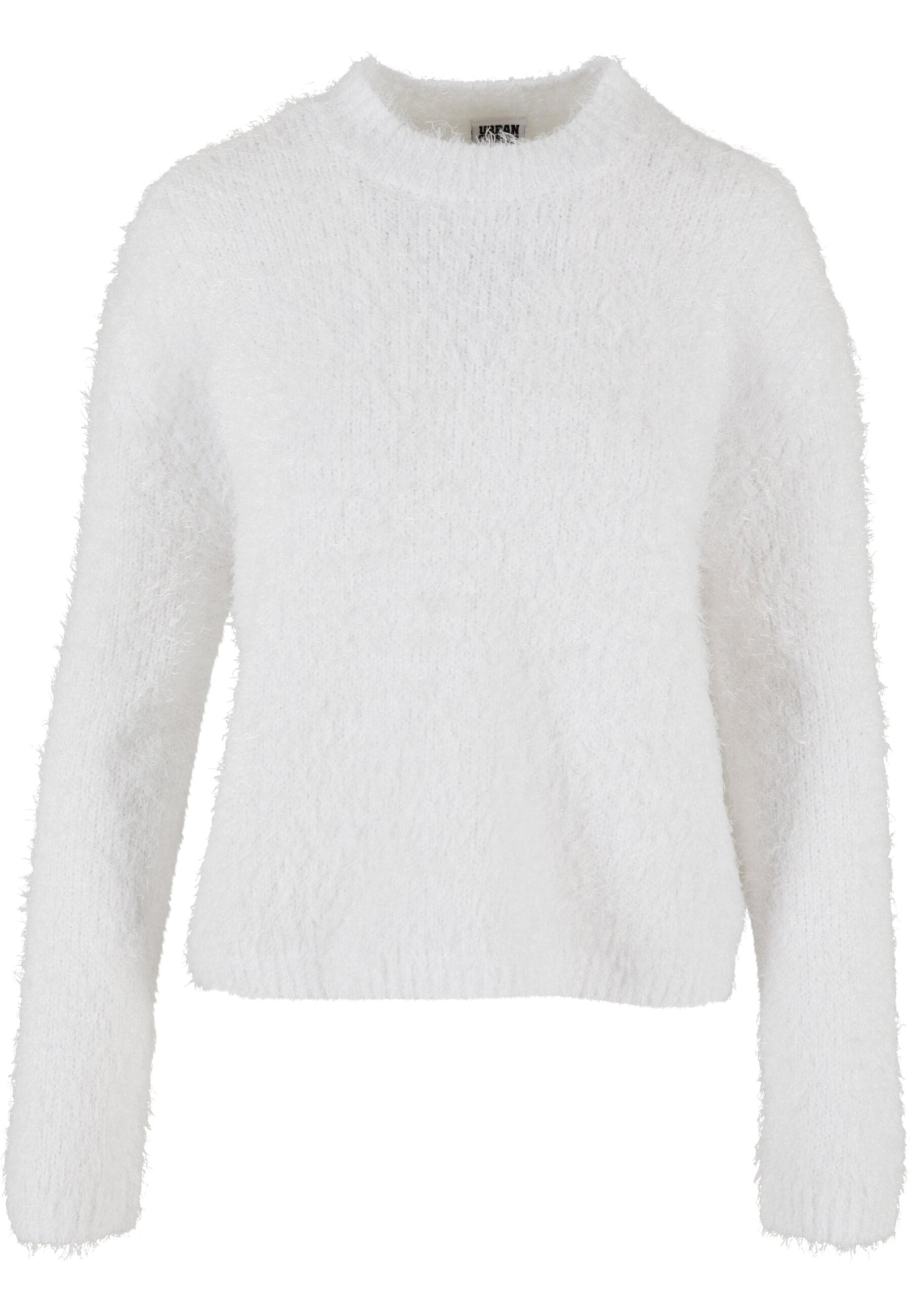 URBAN CLASSICS Rundhalspullover "Urban Classics Damen Ladies Feather Mock N günstig online kaufen