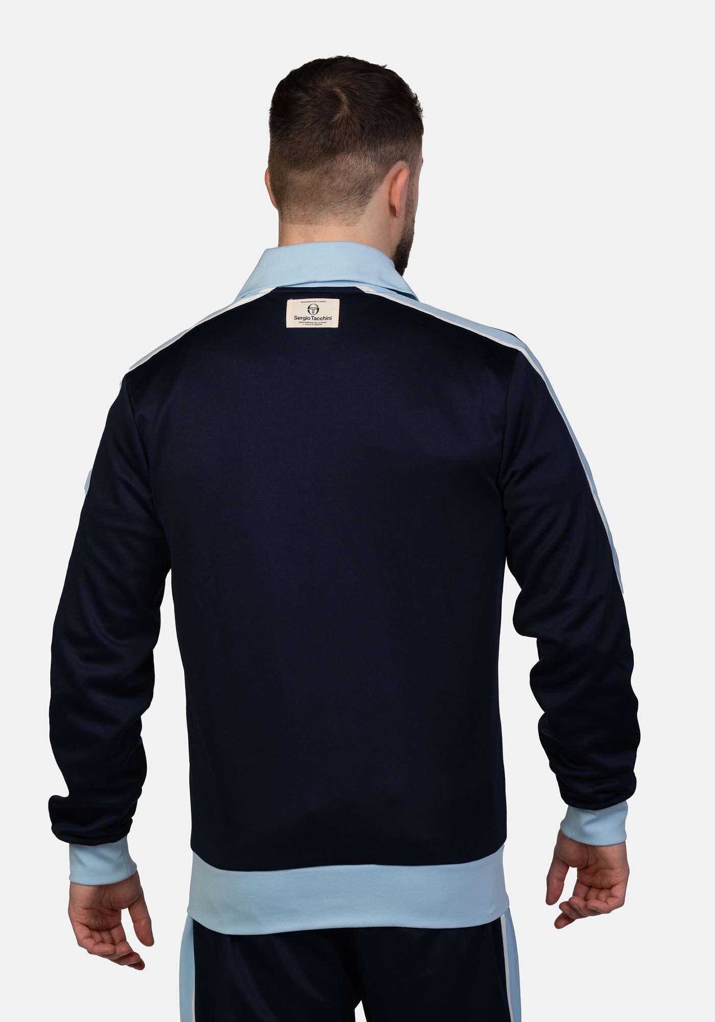 Sergio Tacchini Trainingsjacke »MONTE TRACK TOP Herren«, ohne Kapuze, Trainingsjacke Herren, leichte Jacke, Retro, Sportjacke, Outdoor, Sale