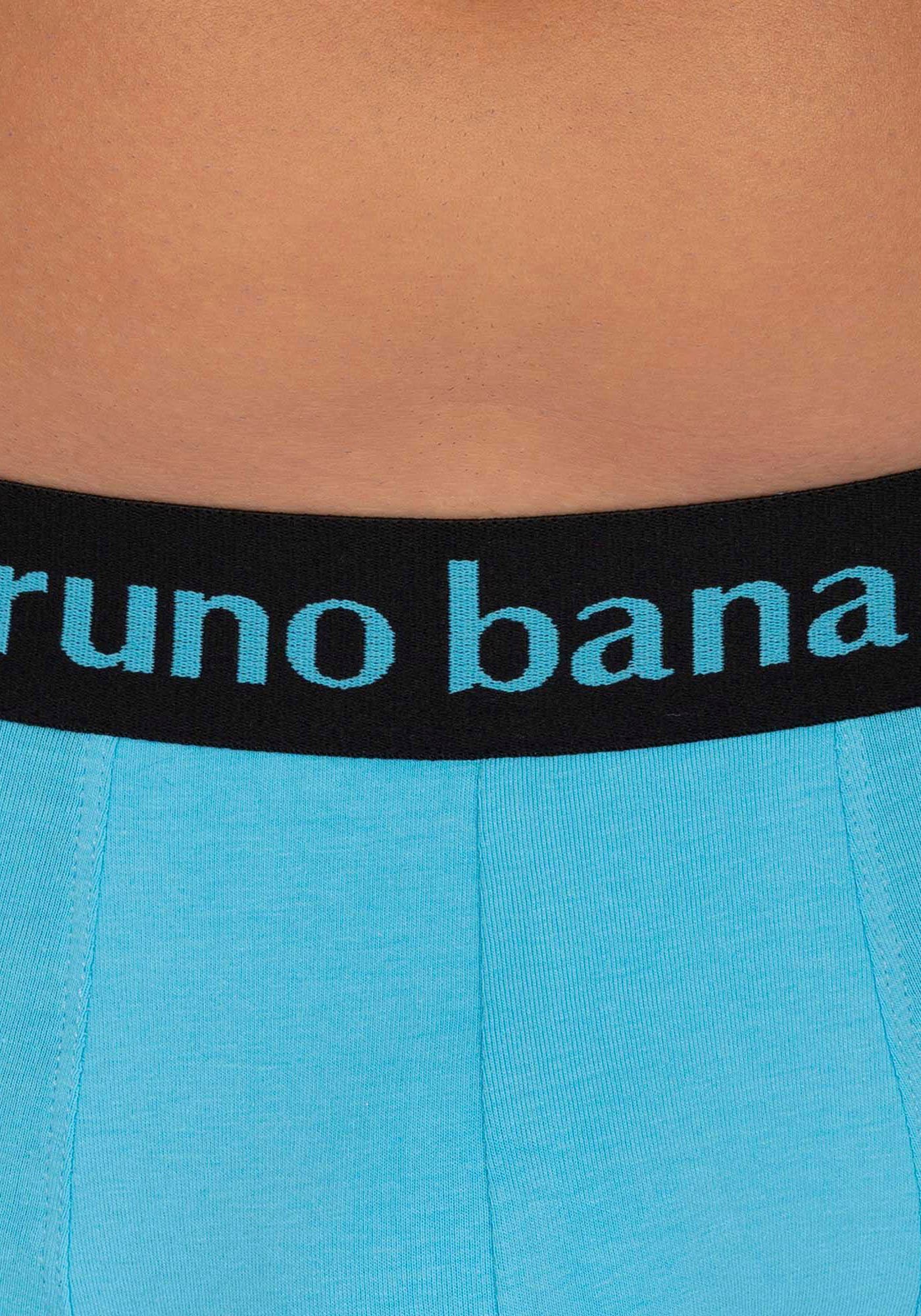 Bruno Banani Boxer »Flowing«, (2er Pack), mit kontrastreichem Logobund