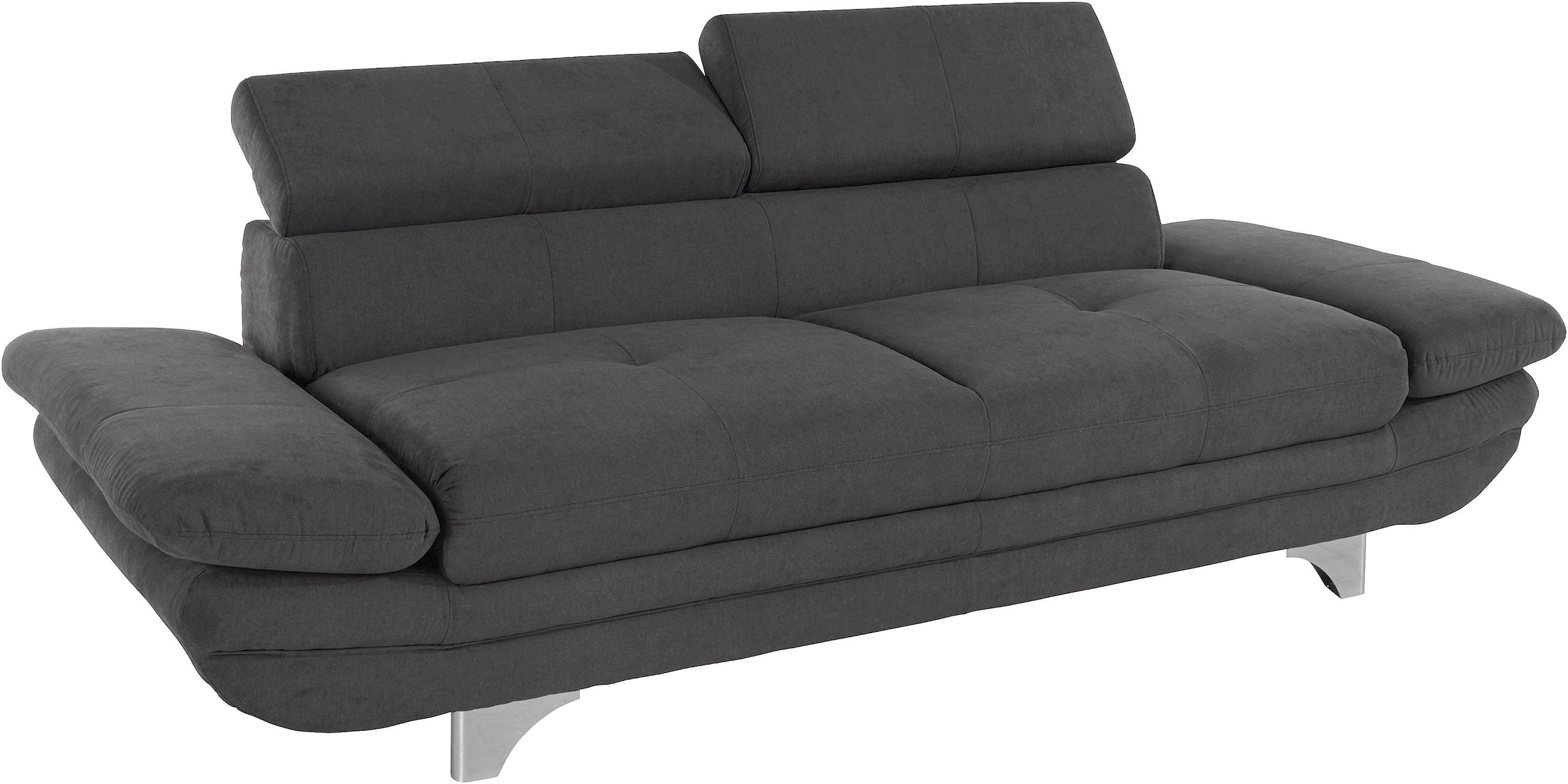COTTA 3-Sitzer "Enterprise, B: 233cm, modernes Einzelsofa" Big-Sofa, mit Armteilverstellung & Kopfteilverstellung